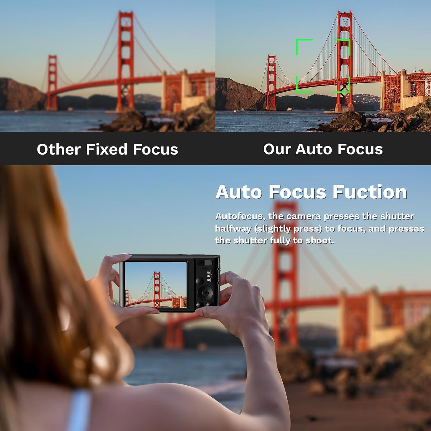 Cámara Digital Compacta SMARTKLIK N-DC06 44MP 4K para Niños