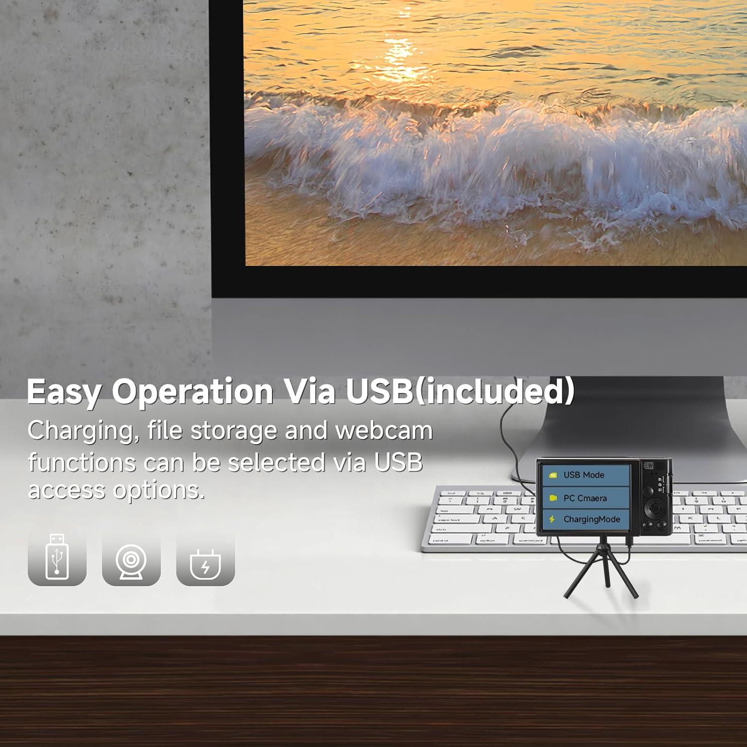 Cámara Digital Compacta SMARTKLIK N-DC06 44MP 4K para Niños