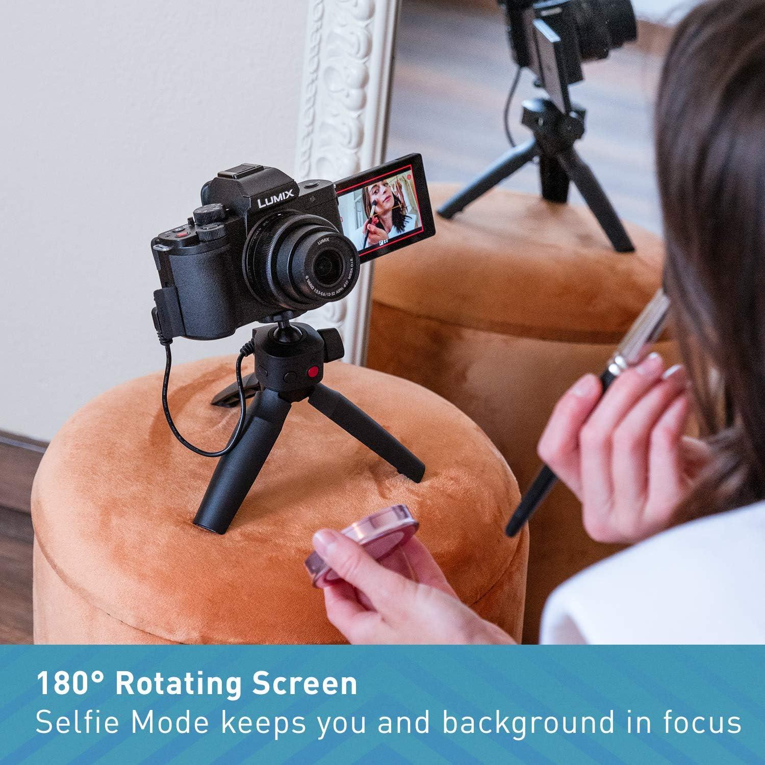 Cámara sin Espejo Panasonic LUMIX G100 4K 12-32mm Negro