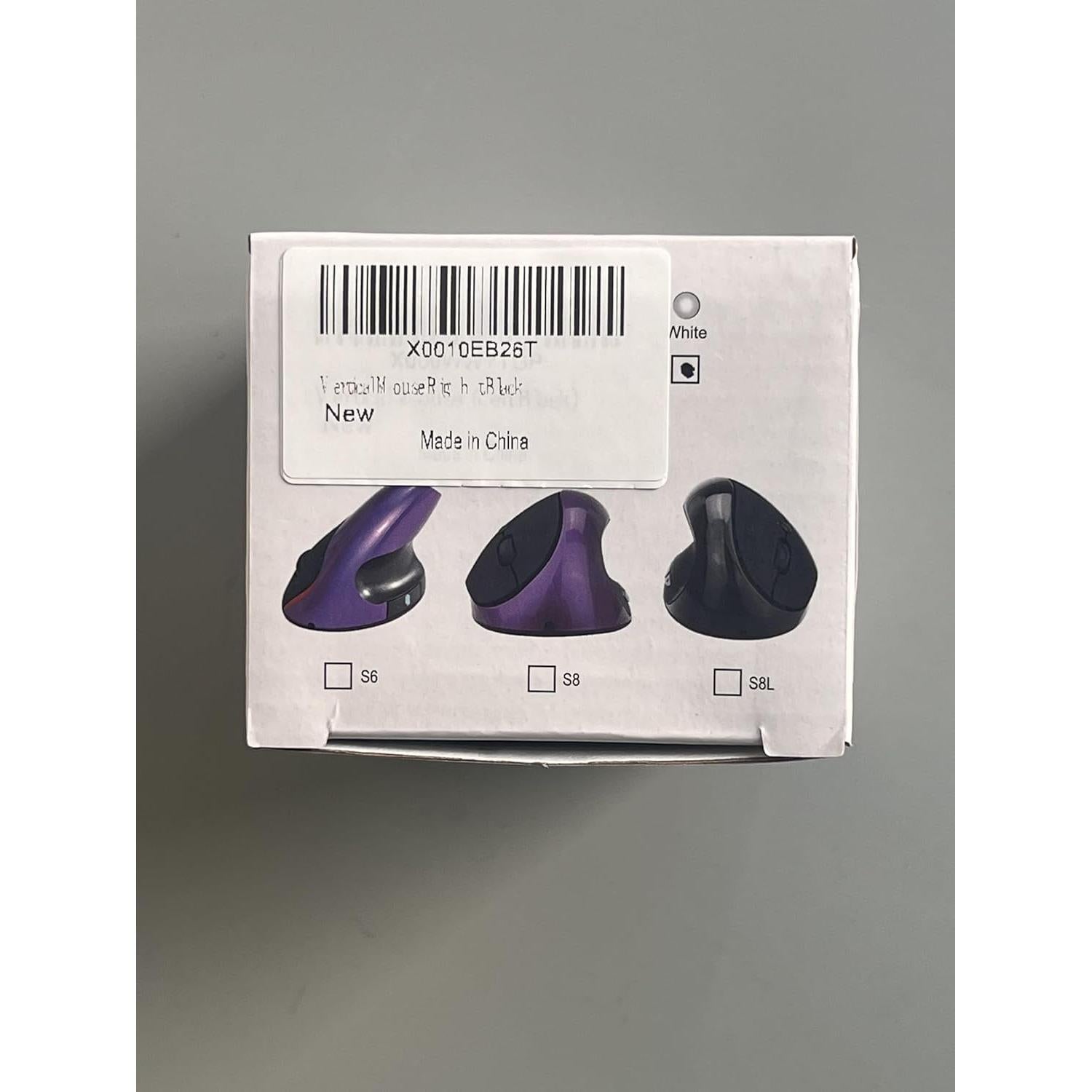 Ratón Vertical Ergonómico AURTEC S8 Inalámbrico Recargable 6 Botones 3 DPI