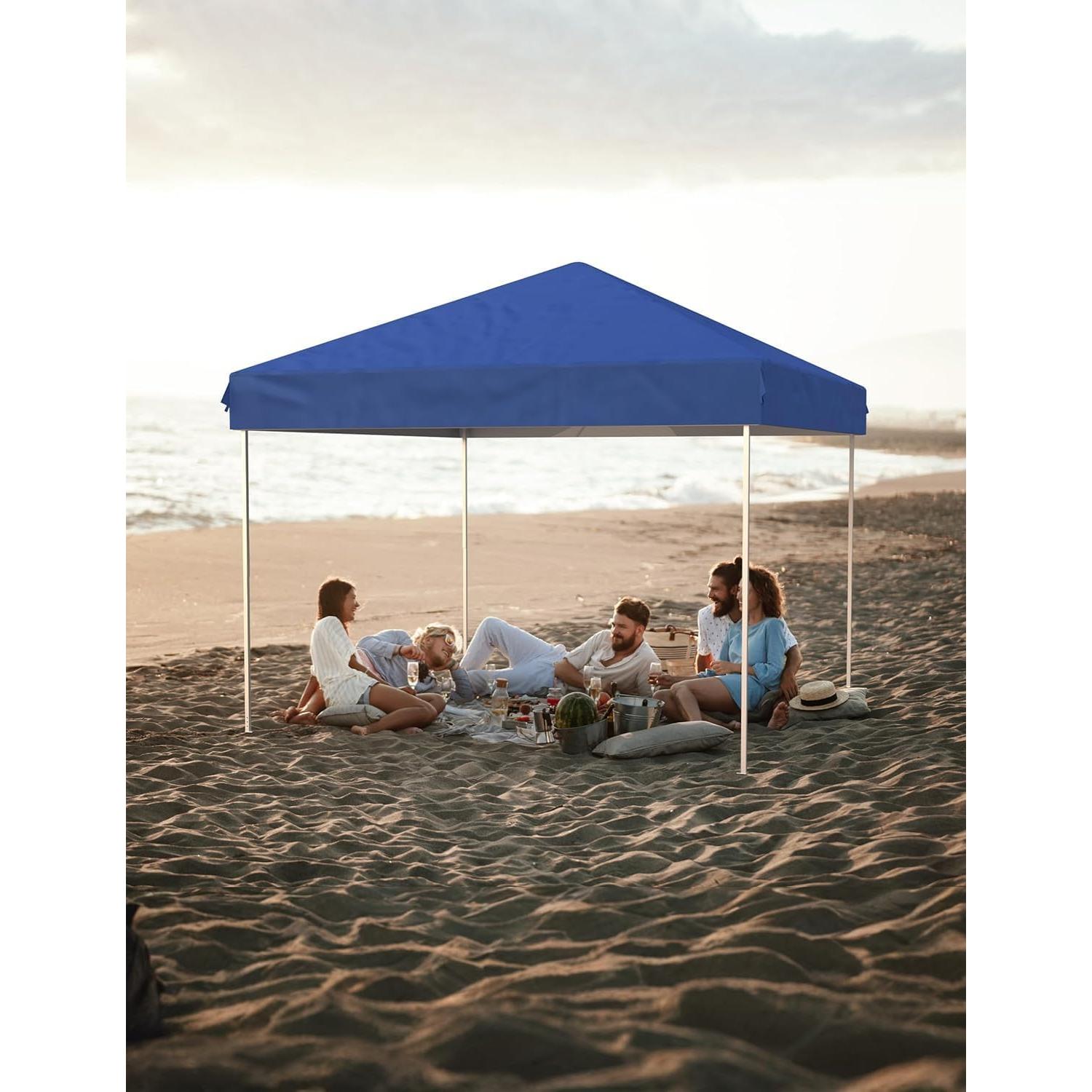 Carpa de Dosel Comercial IDEALHOUSE 10x10m Azul Impermeable