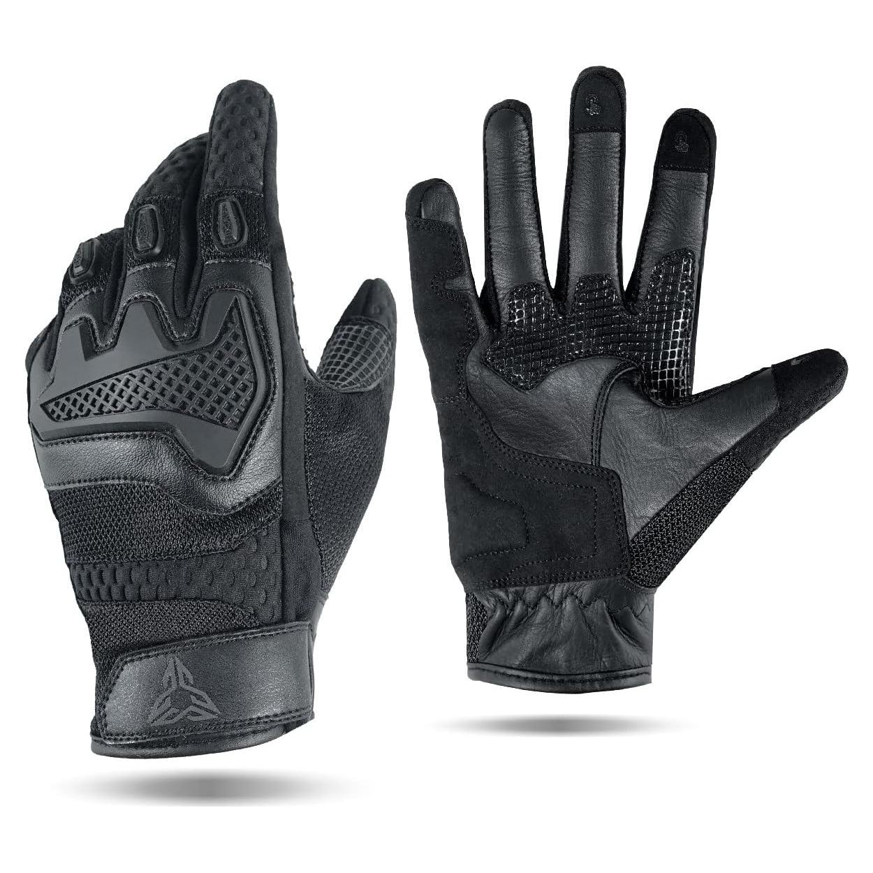Guantes de Motocicleta INFINIT Safe Grip Táctiles Negros