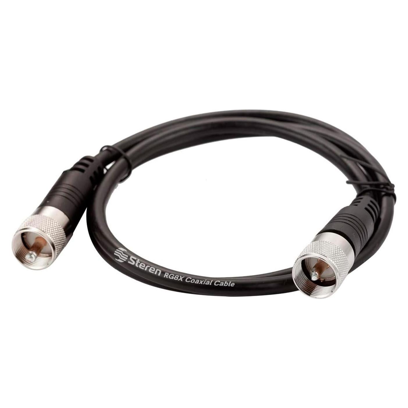 Cable Coaxial RG8X STEREN 1.83 m PL259 UHF 50 Ohm