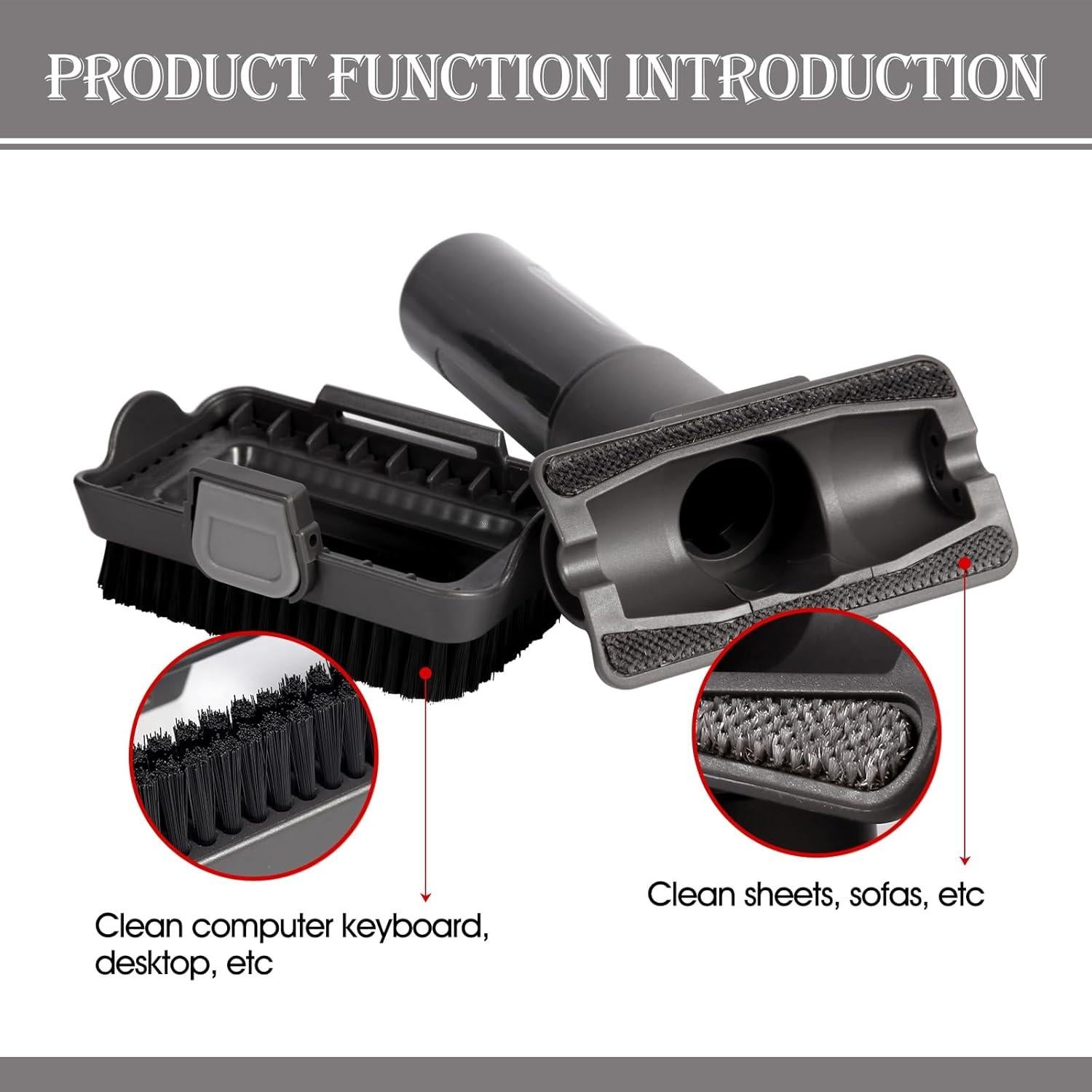 Cepillo 2 en 1 Sionlan para Aspiradora Shark HV300 HV301