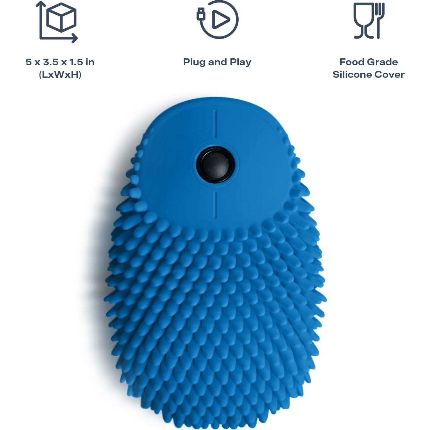 Ratón Inalámbrico HedgeHog Health Hoglet Azul - Juguete Funcional