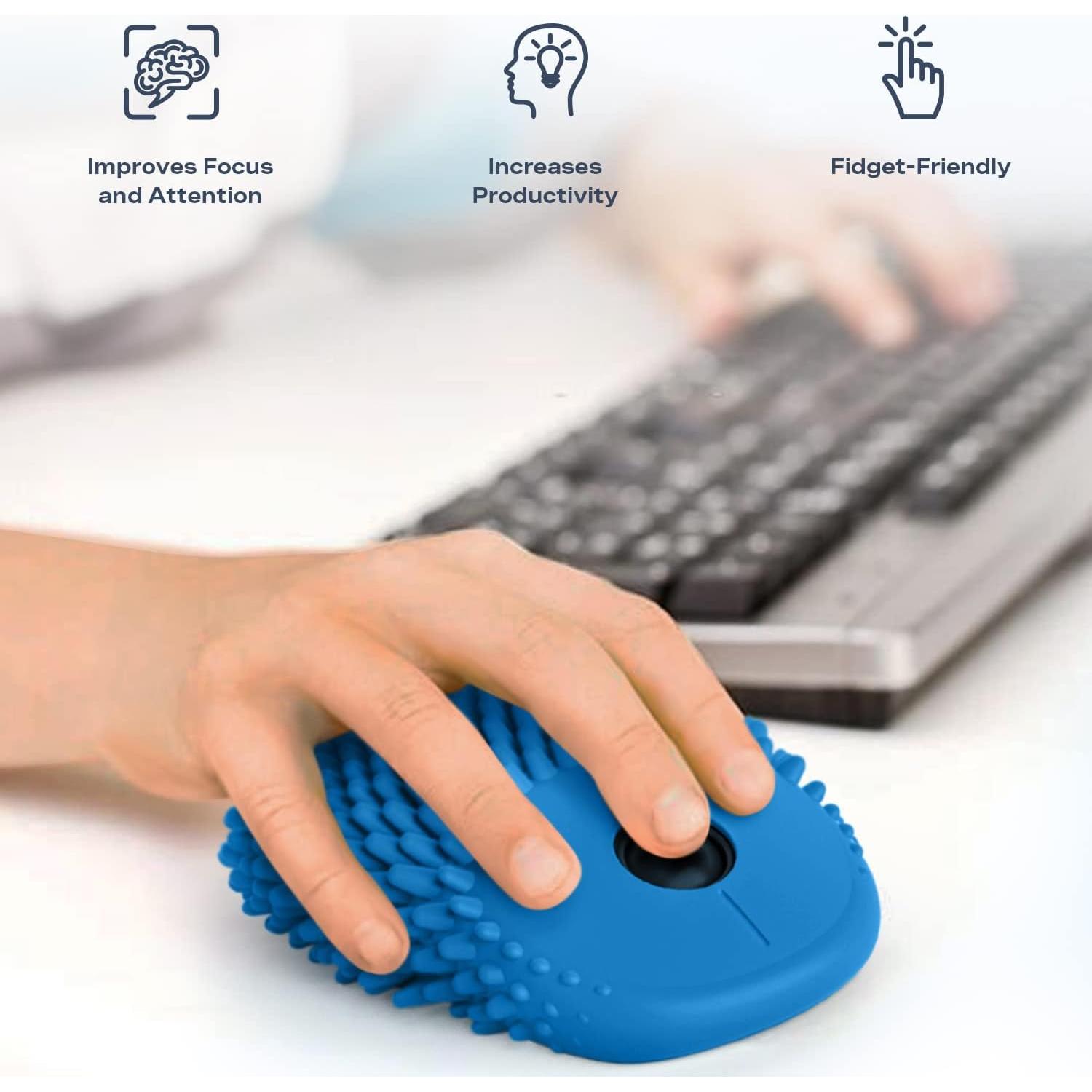 Ratón Inalámbrico HedgeHog Health Hoglet Azul - Juguete Funcional