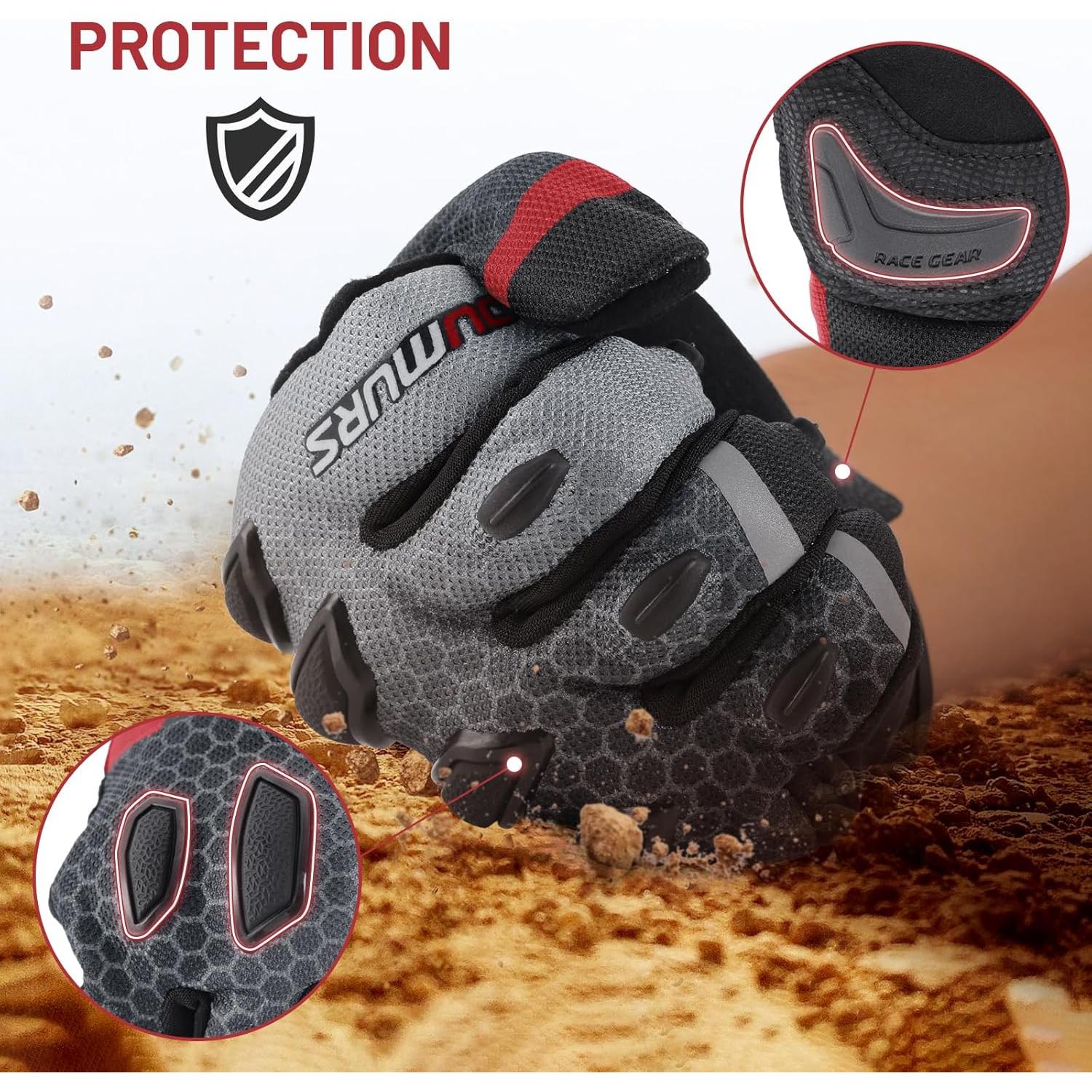 Guantes de Motocicleta OUMURS D003TY05911MC Táctiles Azul