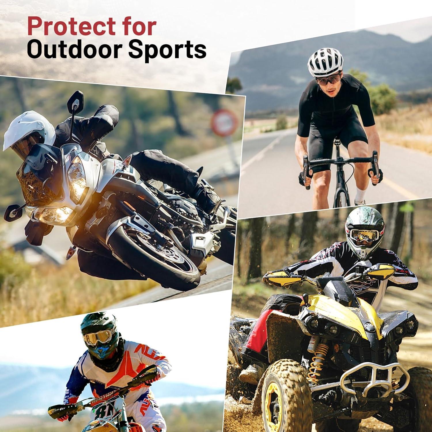 Guantes de Motocicleta OUMURS D003TY05911MC Táctiles Azul