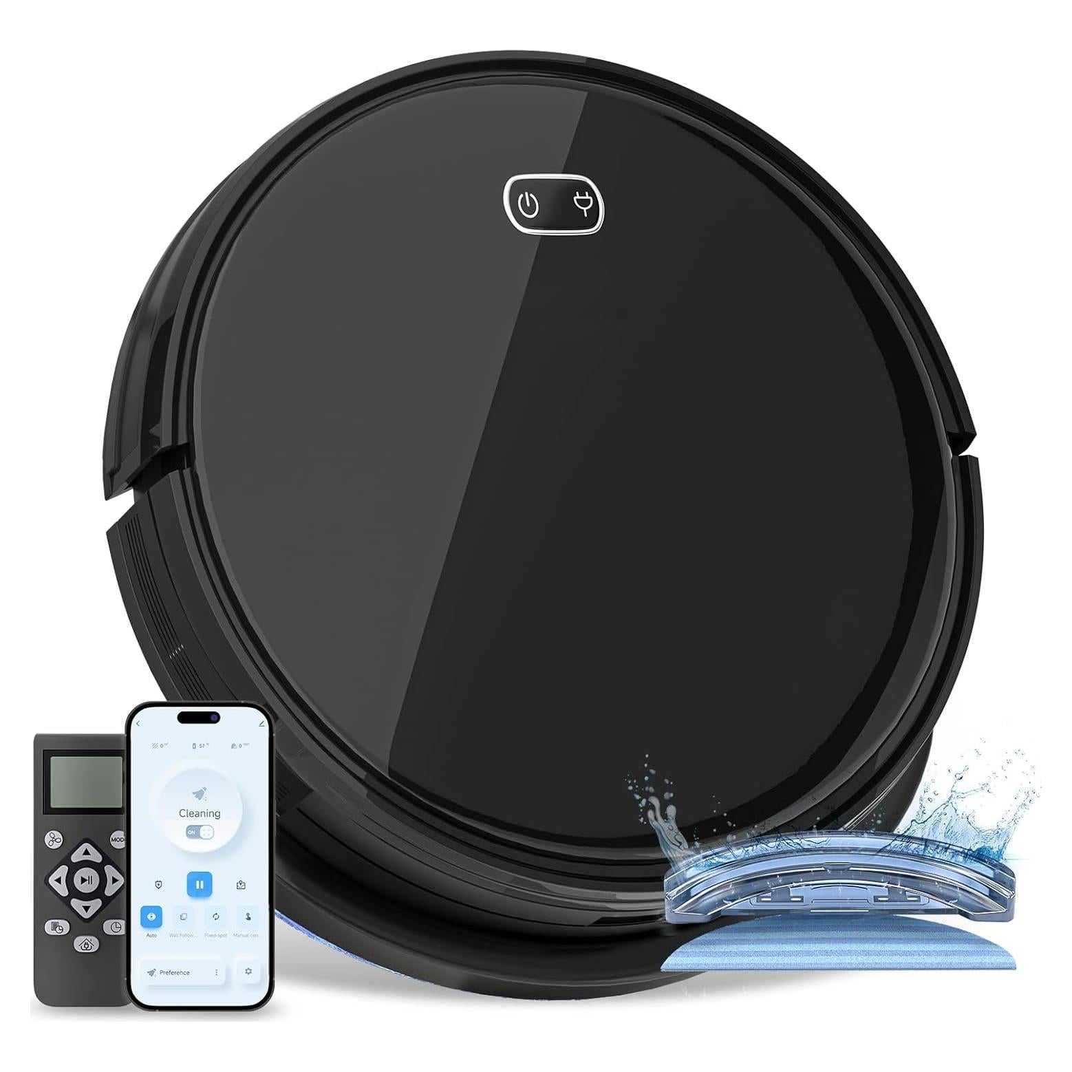 Aspiradora Robot SFIHOME SFA03-RV00118WBK 500ml HEPA Control Remoto