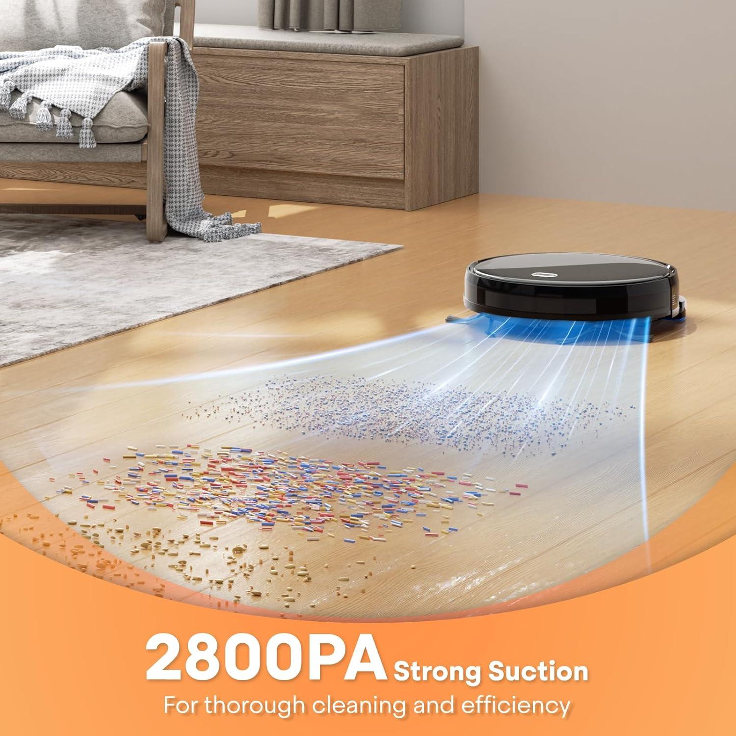 Aspiradora Robot SFIHOME SFA03-RV00118WBK 500ml HEPA Control Remoto