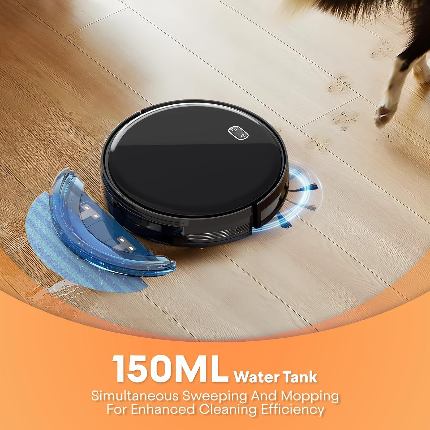 Aspiradora Robot SFIHOME SFA03-RV00118WBK 500ml HEPA Control Remoto