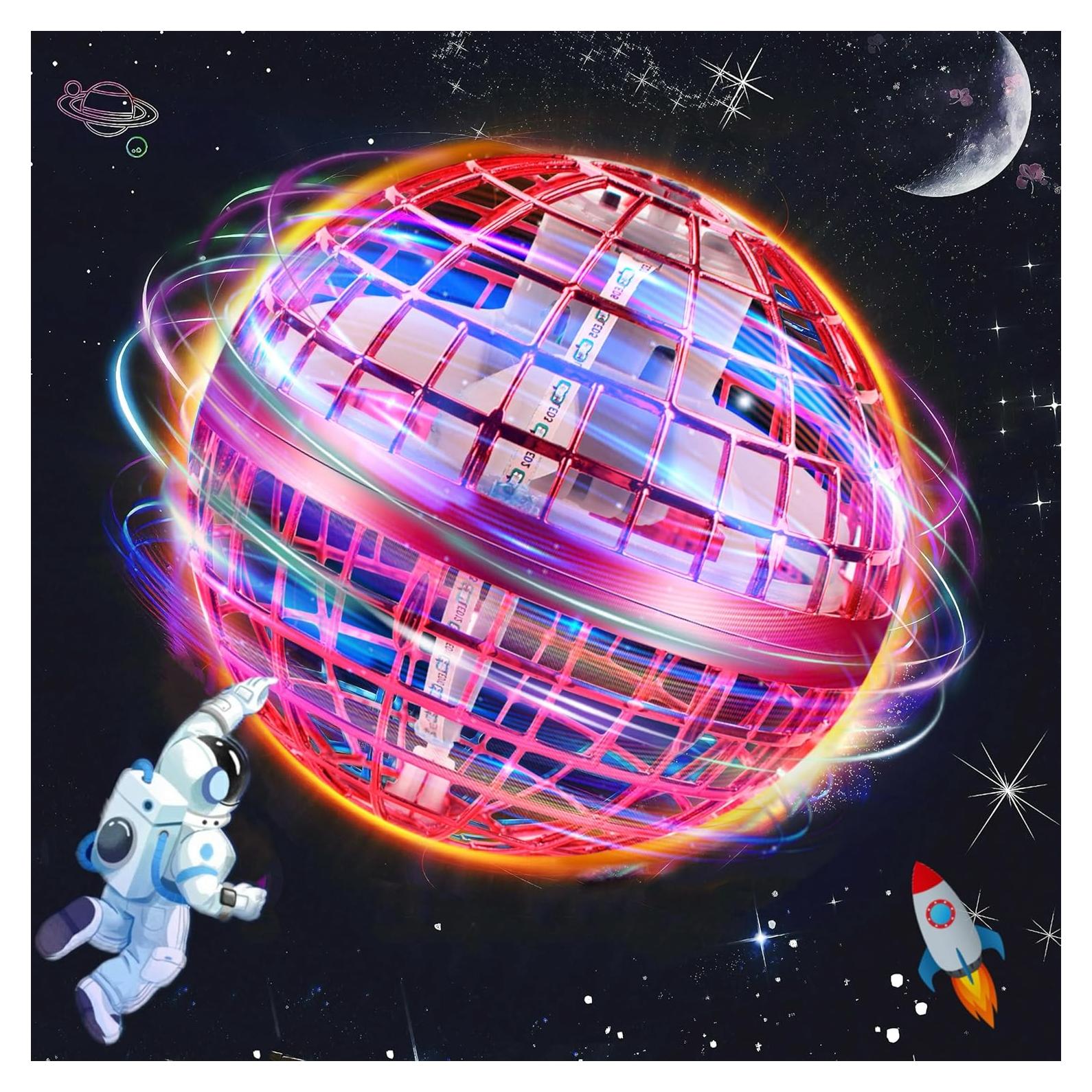 Bola Voladora RGB OKPOW TSM006-R para Niños y Adolescentes