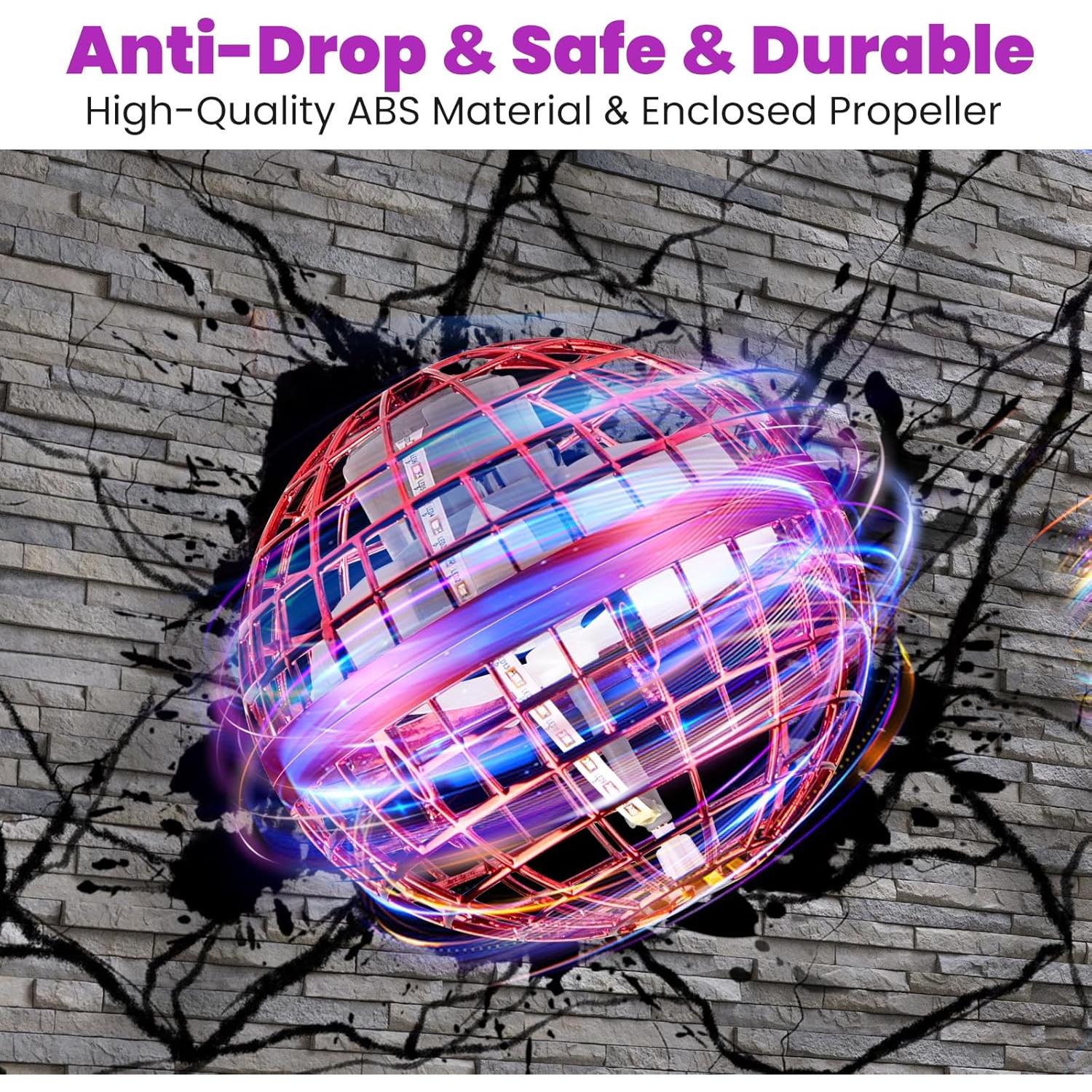 Bola Voladora RGB OKPOW TSM006-R para Niños y Adolescentes