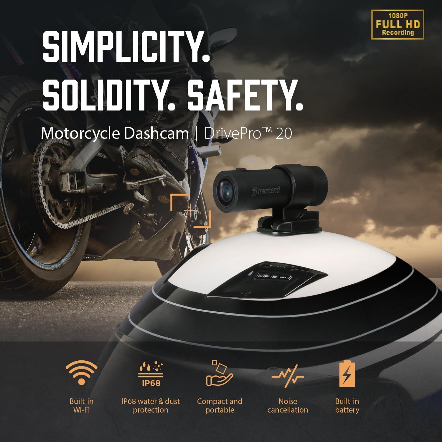 Cámara de Salpicadero Transcend TS-DP20A 32GB Full HD 1080P