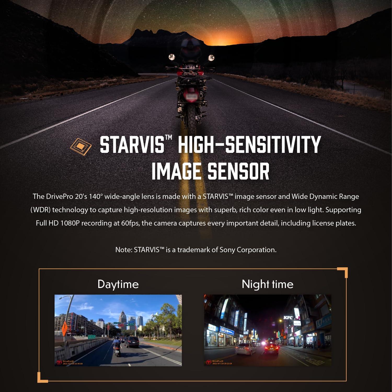 Cámara de Salpicadero Transcend TS-DP20A 32GB Full HD 1080P