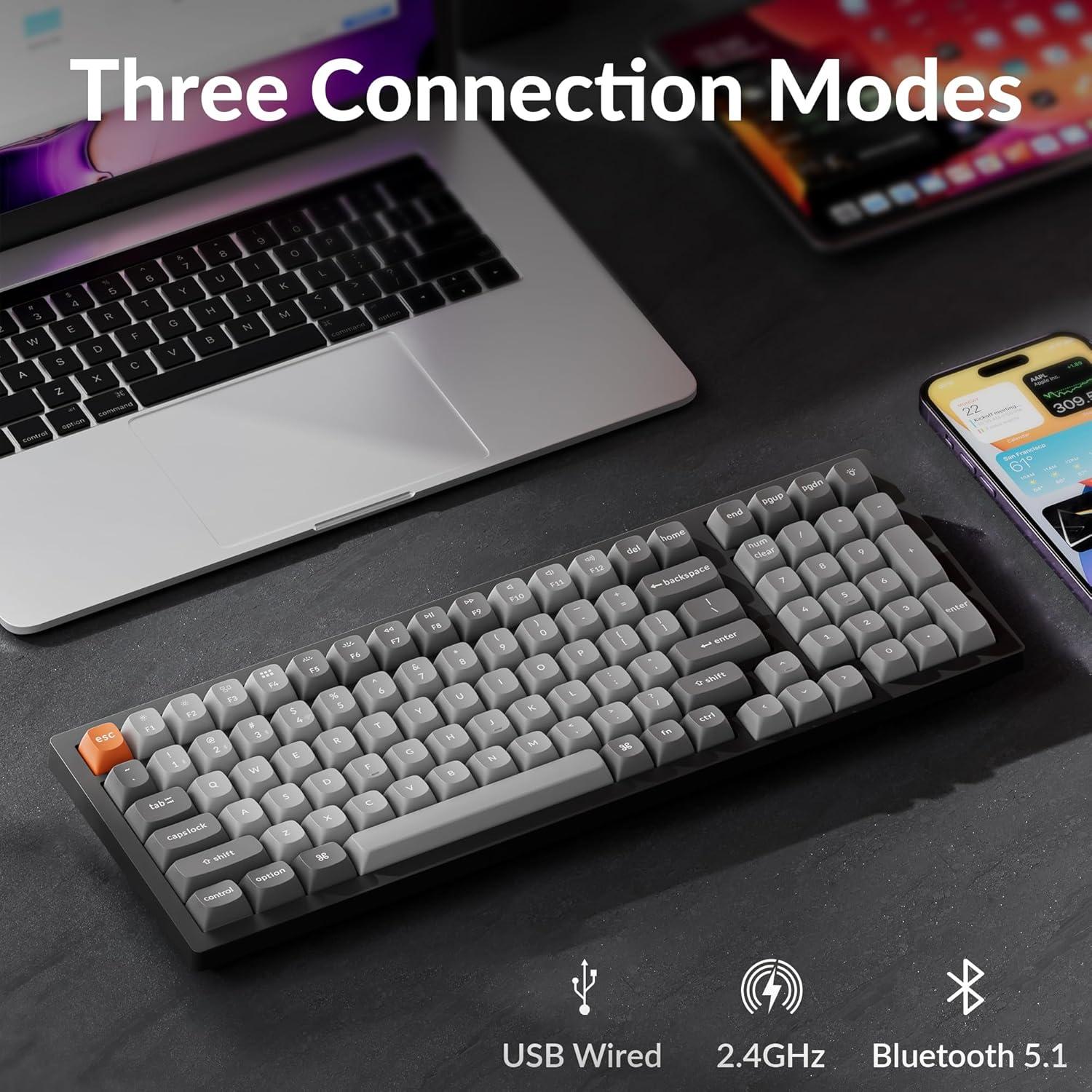 Teclado Mecánico Inalámbrico Keychron K4 Max 96% Bluetooth 5.1