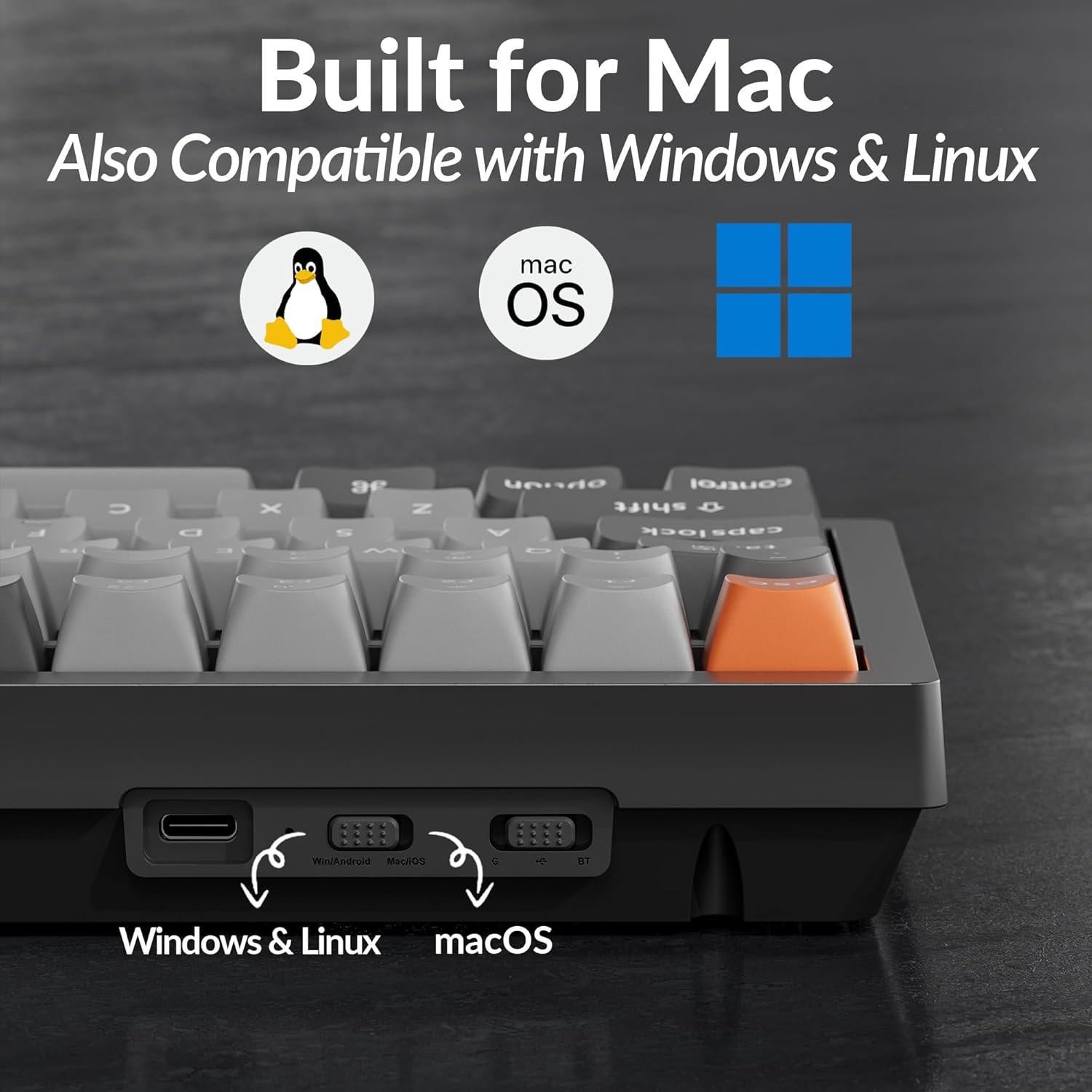 Teclado Mecánico Inalámbrico Keychron K4 Max 96% Bluetooth 5.1