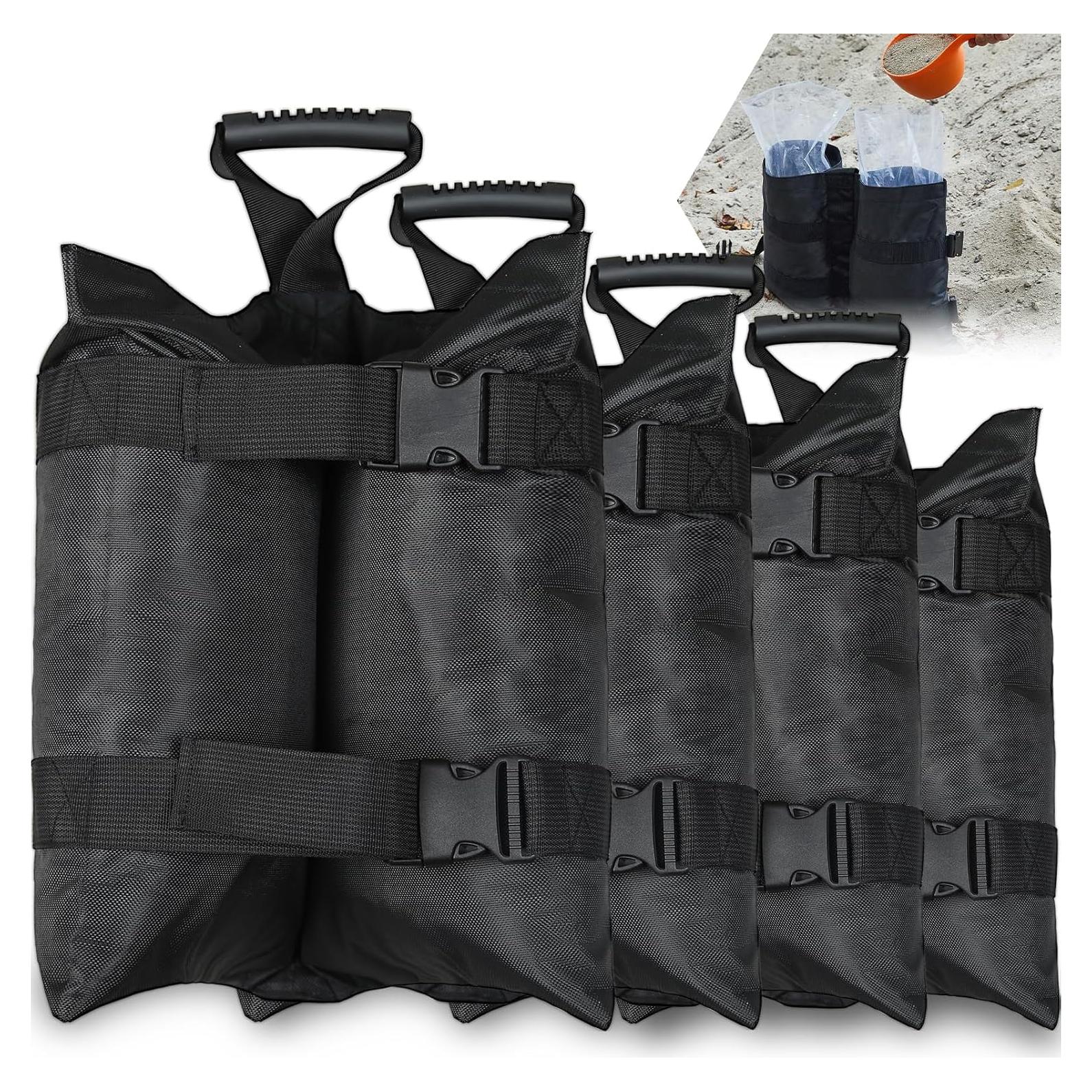 Bolsas de Arena Esmorah 4-Pack 240LB para Carpa y Gazebo