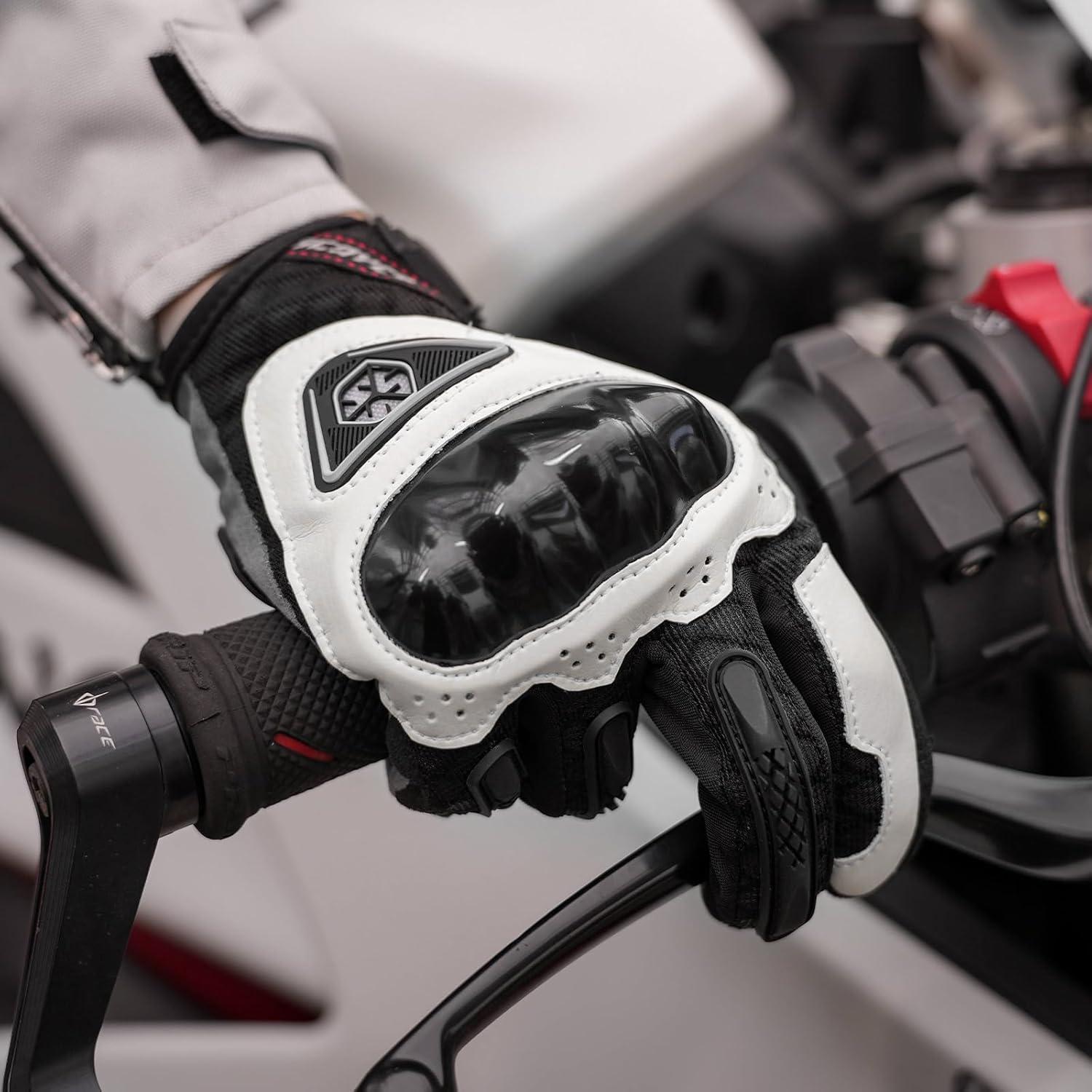 Guantes de Motocicleta Scoyco MC146W para Mujeres Táctiles