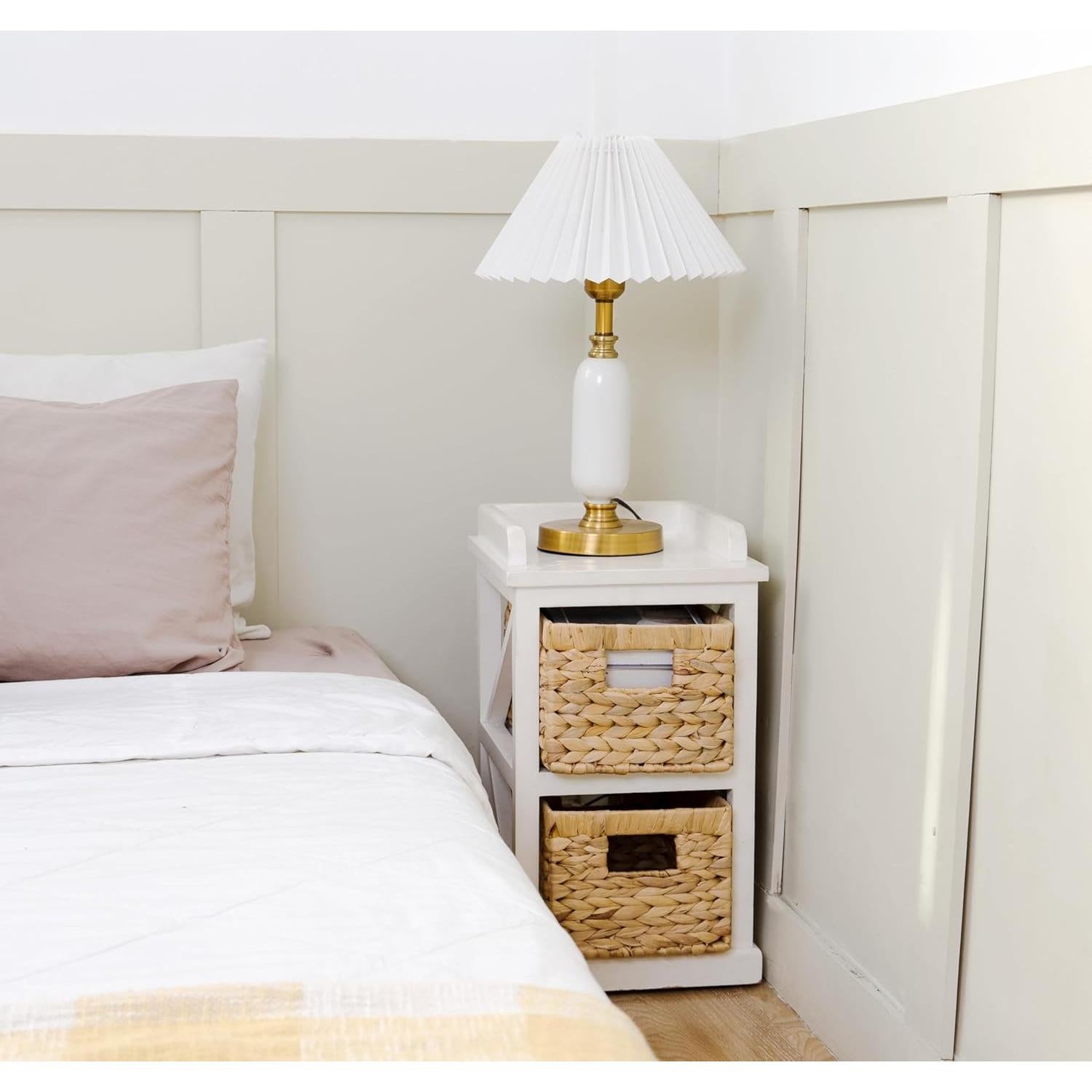 Juego de 6 Cestas de Almacenamiento M4DECOR de Jacinto de Agua