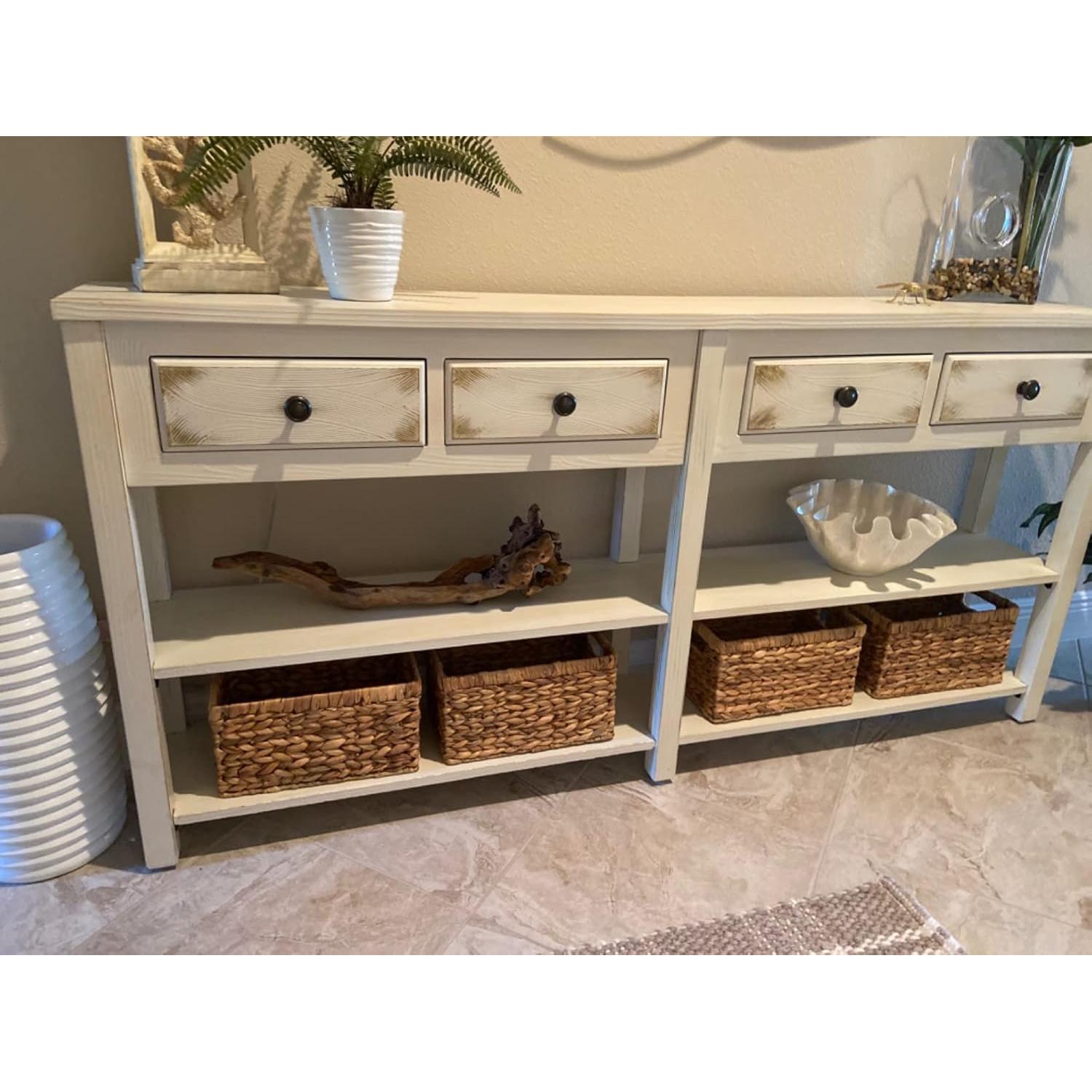 Juego de 6 Cestas de Almacenamiento M4DECOR de Jacinto de Agua