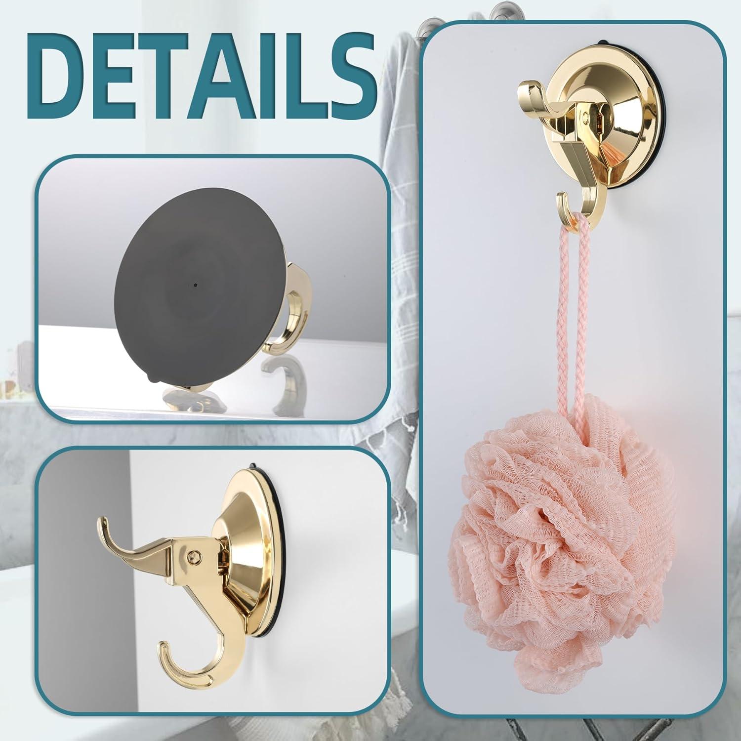 Ganchos de Ventosa Antimbee Oro - Paquete de 10, 5 kg