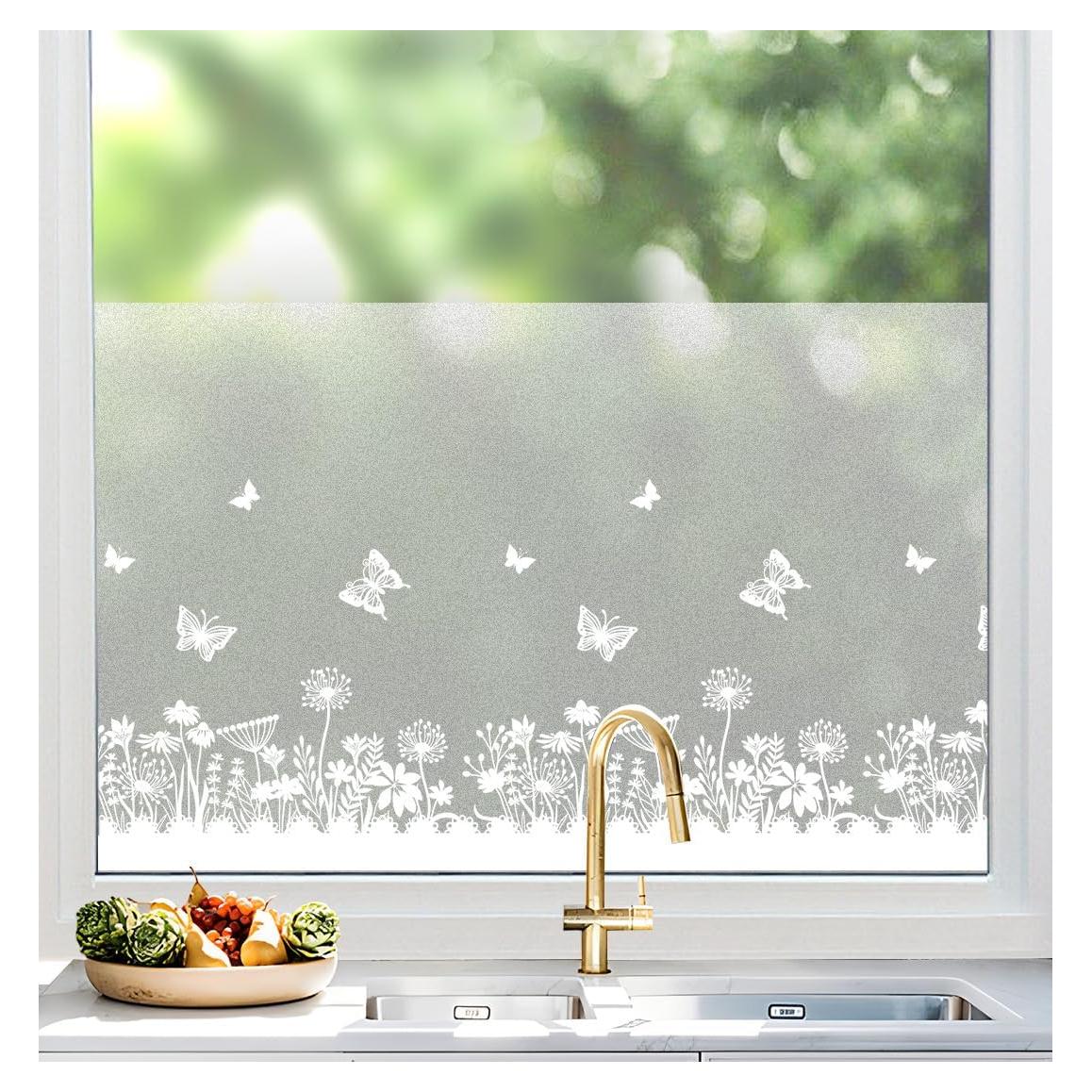 Película de Privacidad DKTIE 45x200 cm PVC Adhesiva Estática