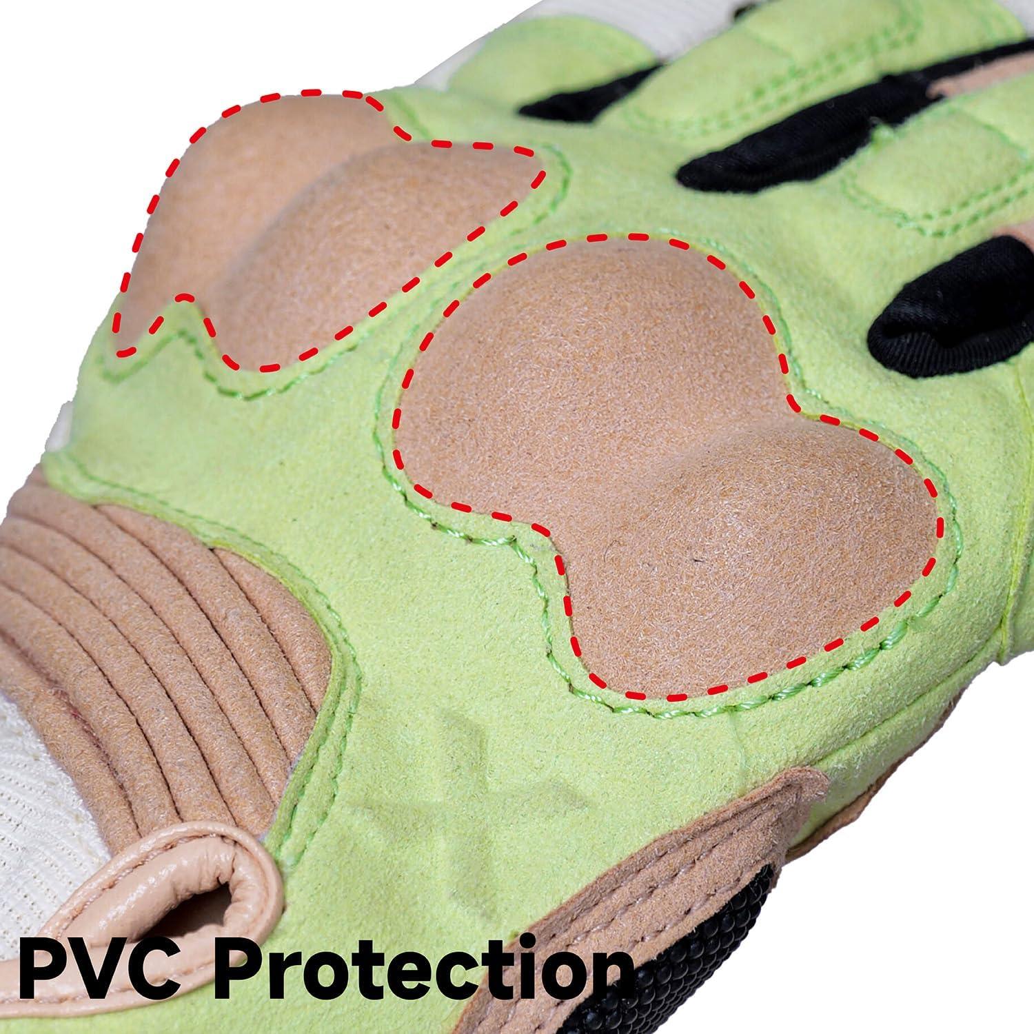 Guantes de Motocicleta VXW VMG327 Verde Táctiles Unisex
