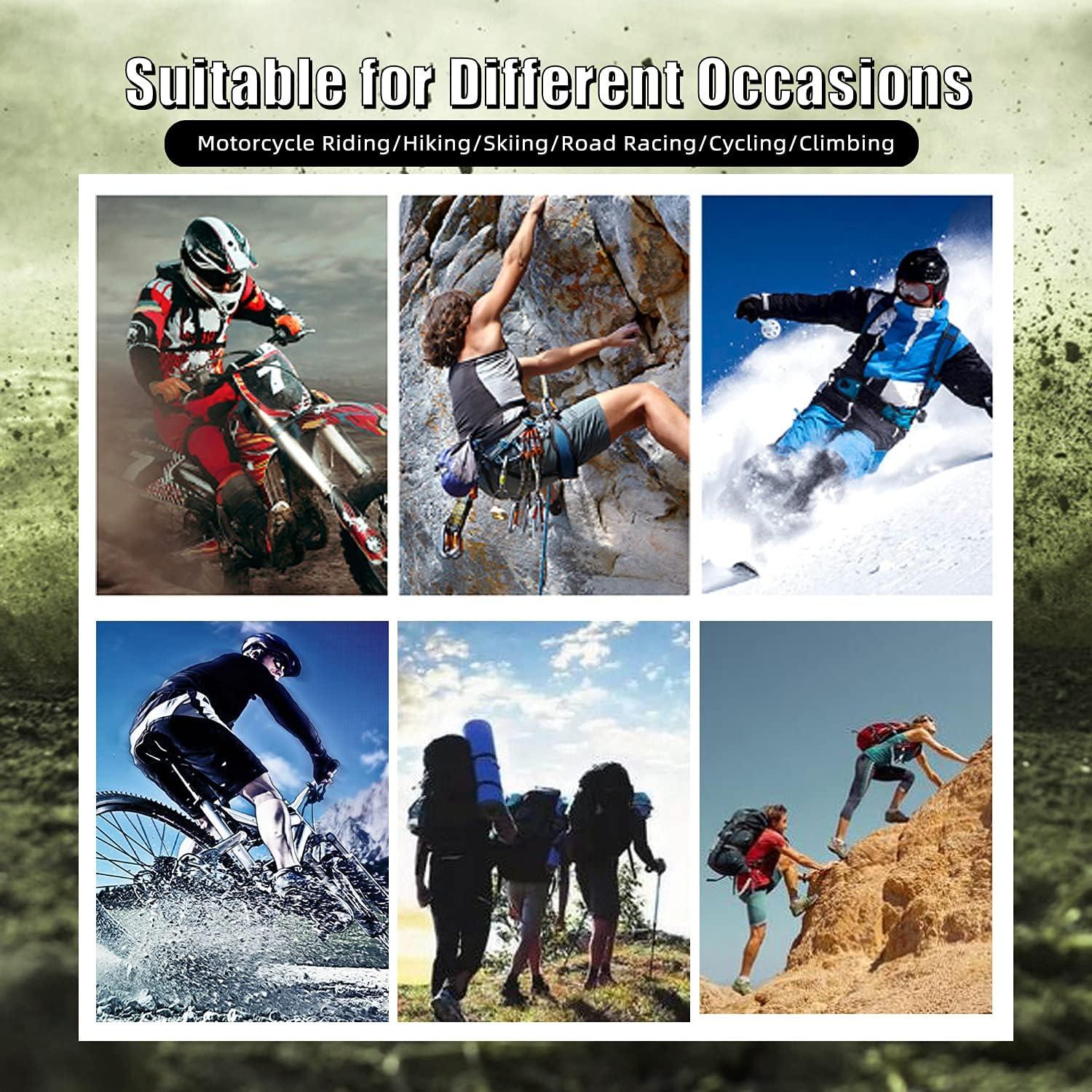 Guantes de Motocicleta BIHAIZG Táctiles Rojo Grande