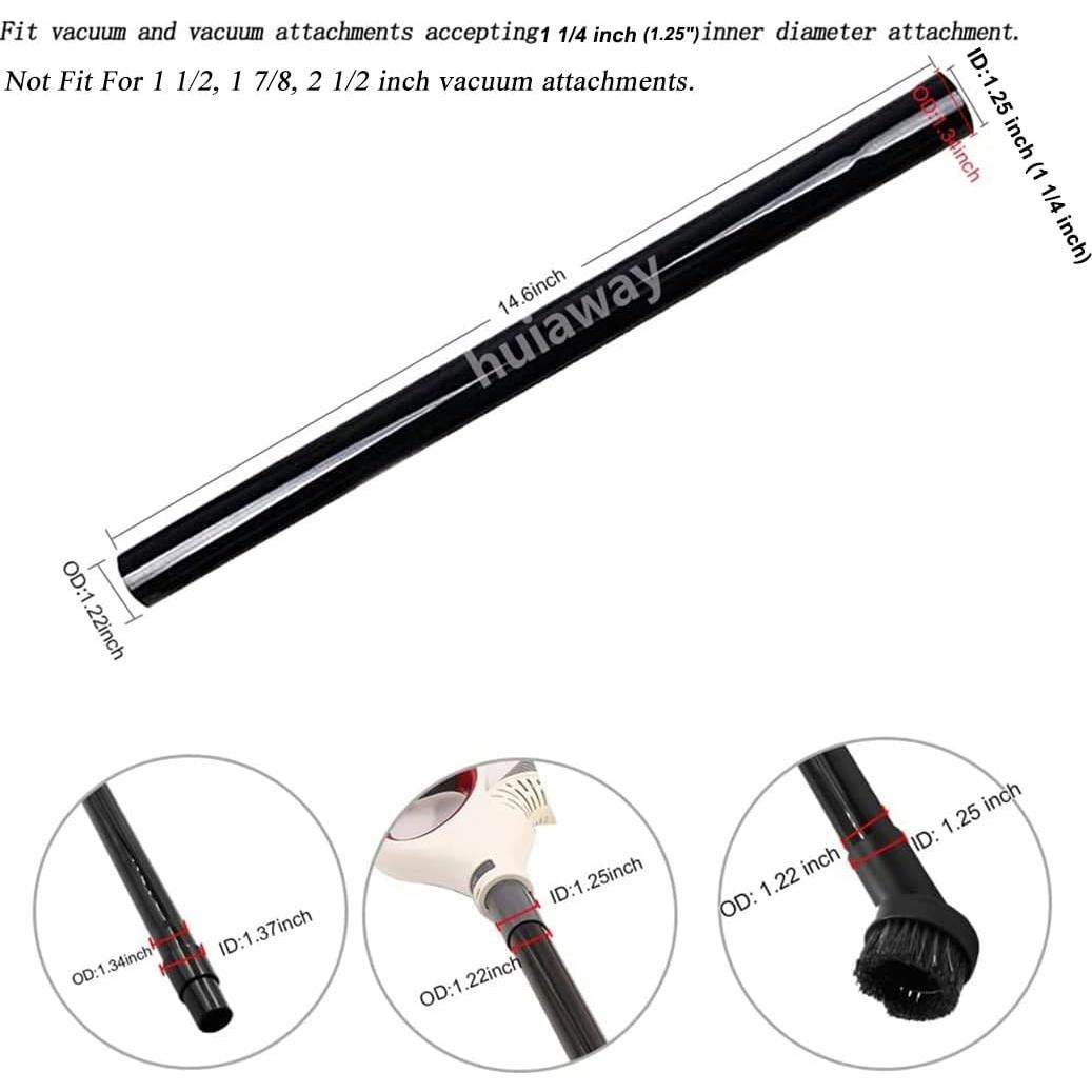 Varilla de Extensión para Aspiradora HUIAWAY 3 Pcs 32mm 14.6"