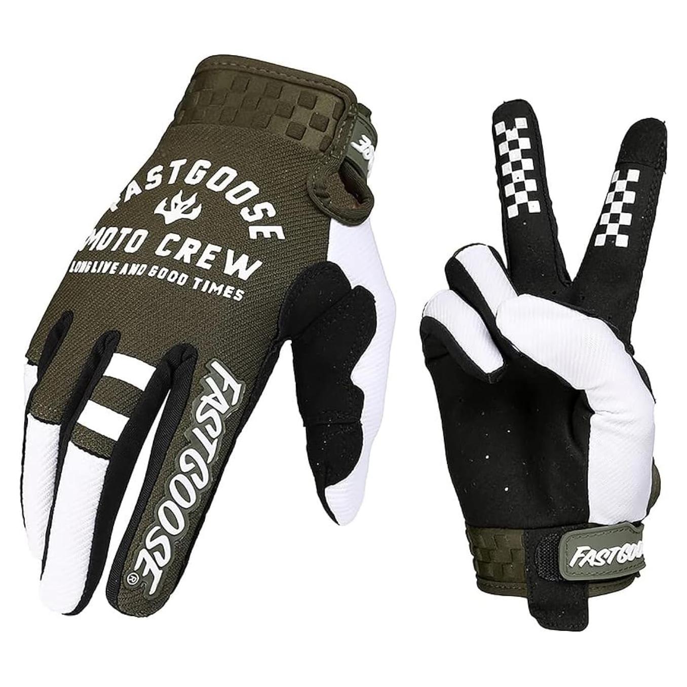 Guantes de Motocicleta QUENLOOP Unisex Táctiles y Acolchados