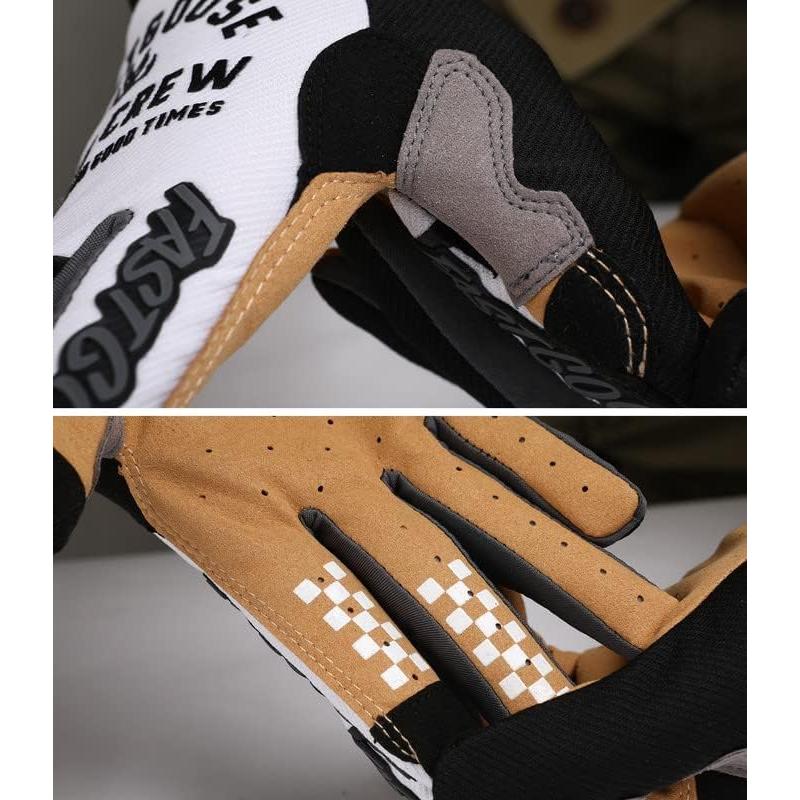 Guantes de Motocicleta QUENLOOP Unisex Táctiles y Acolchados