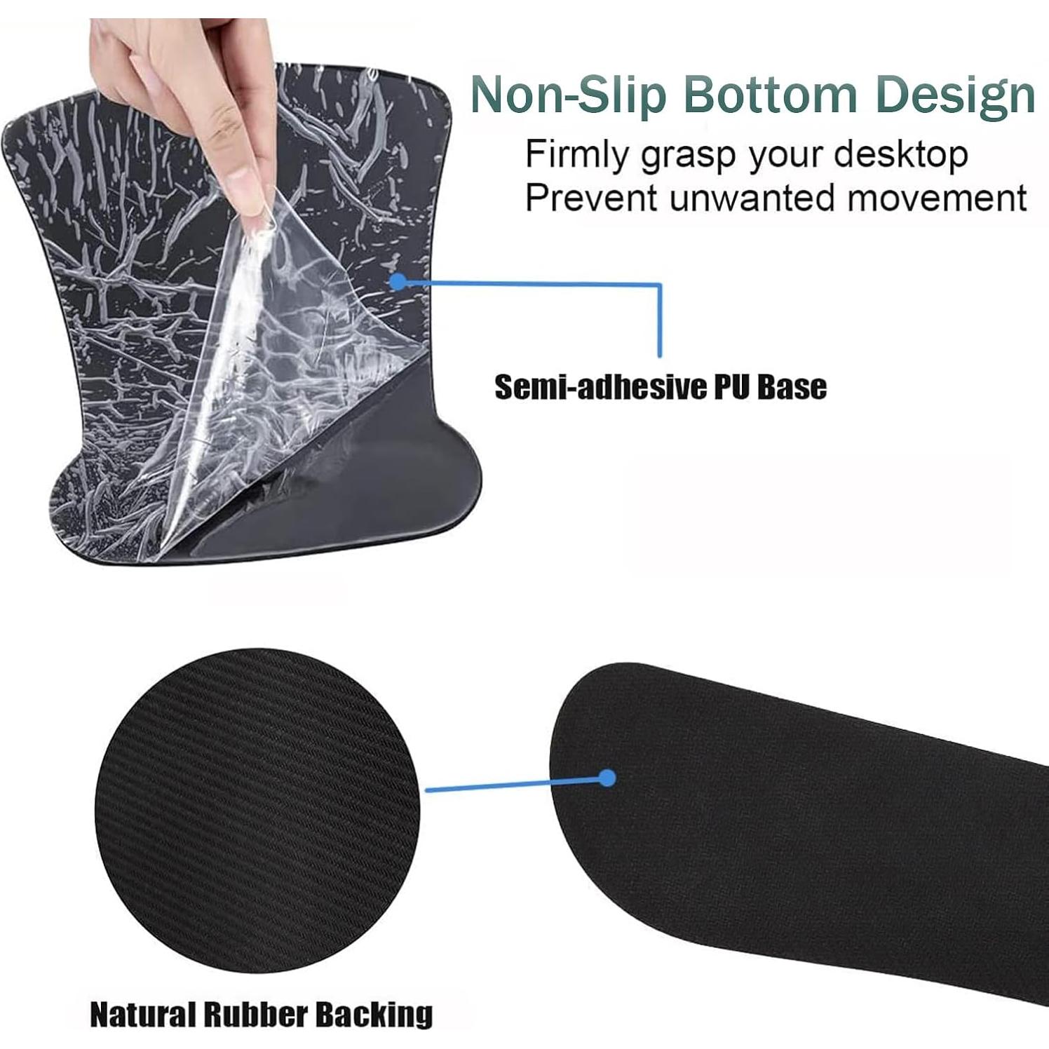 Juego de Alfombrilla de Ratón y Soporte para Muñeca FOKBVNFLL