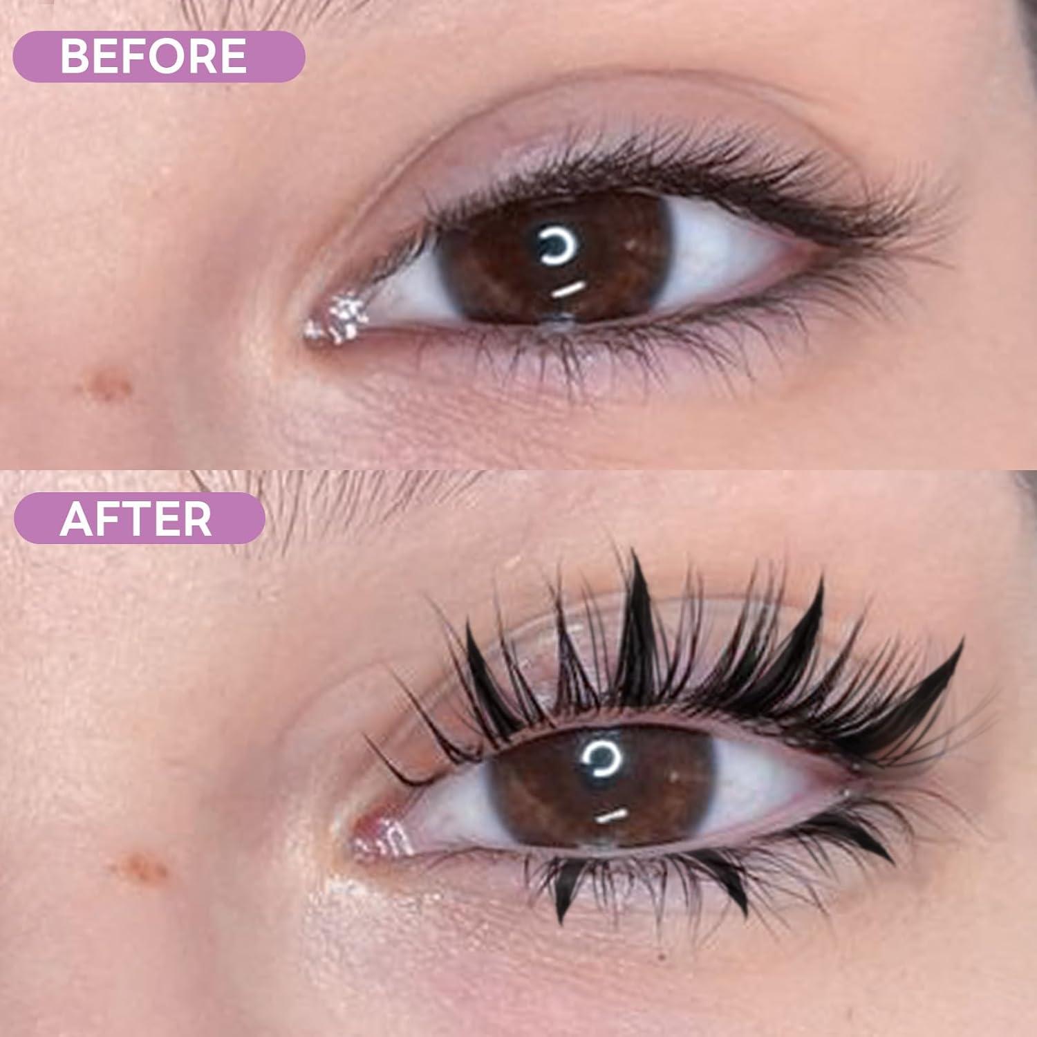 Kit de Extensión de Pestañas Falsas BYETOCE 320 Grupos 8-18MM