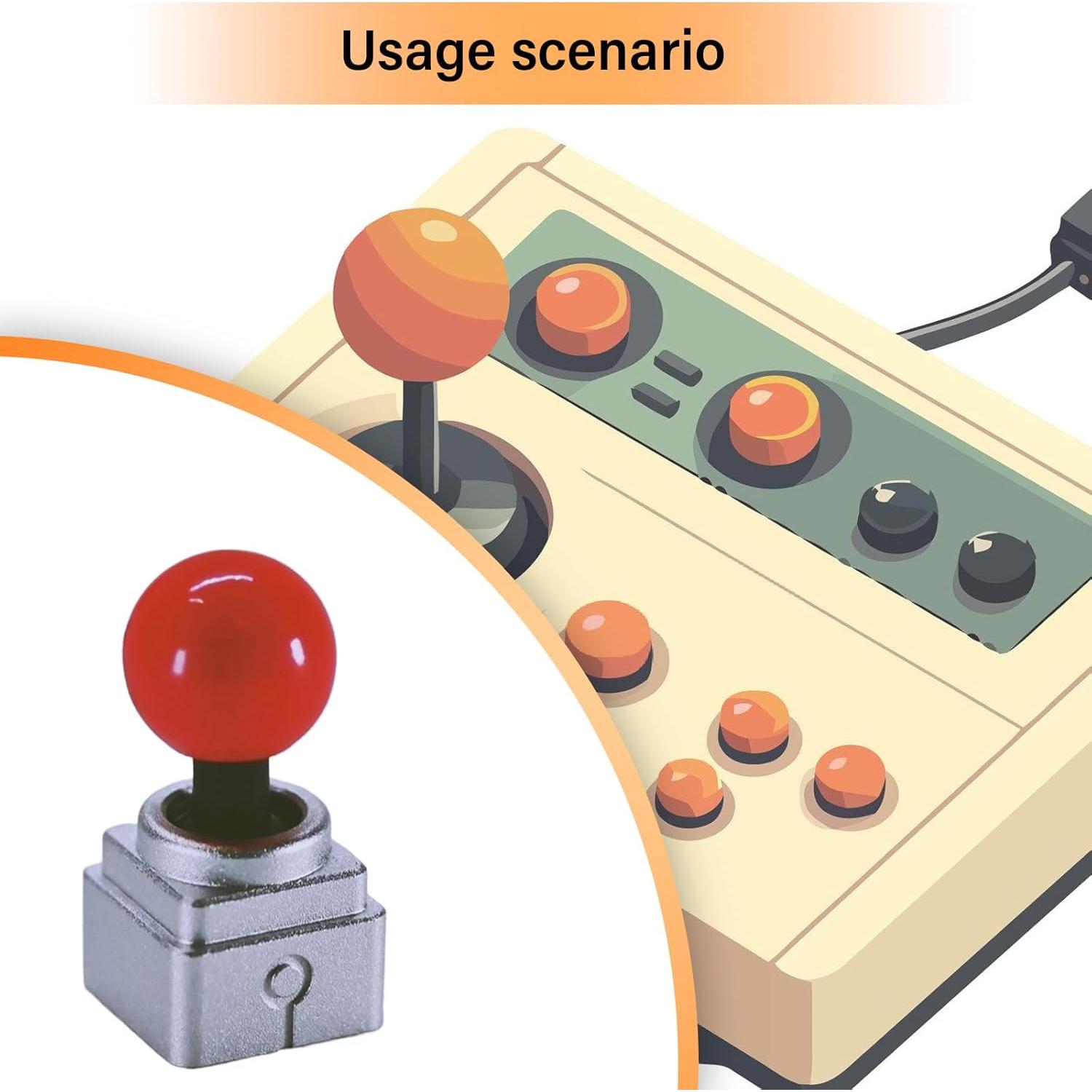 Tapa de Tecla de Metal Joystick Vintage para Teclados Mecánicos