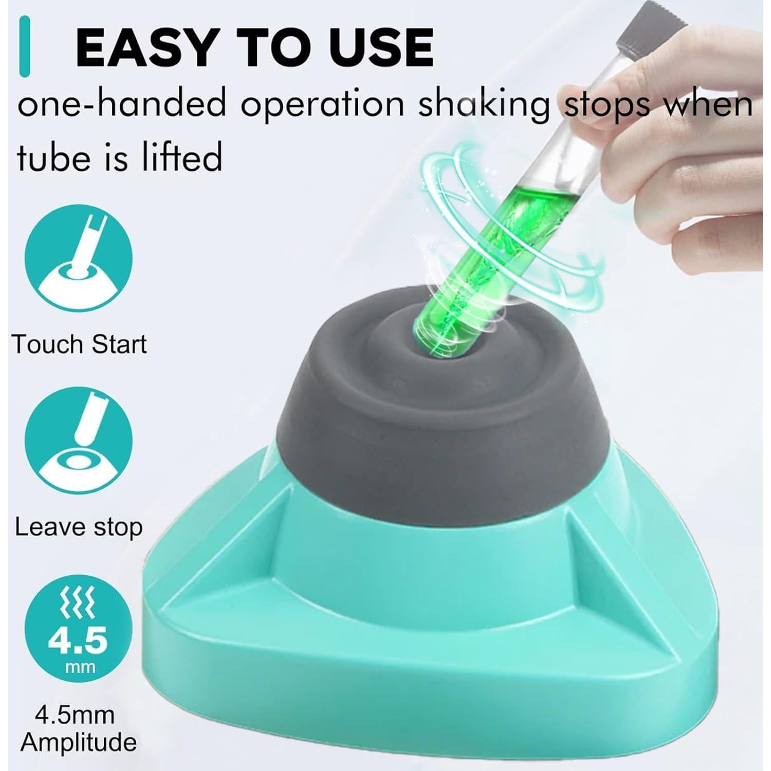 Mini Mezclador Vortex OZER 10000RPM Verde para Tintas y Cosméticos