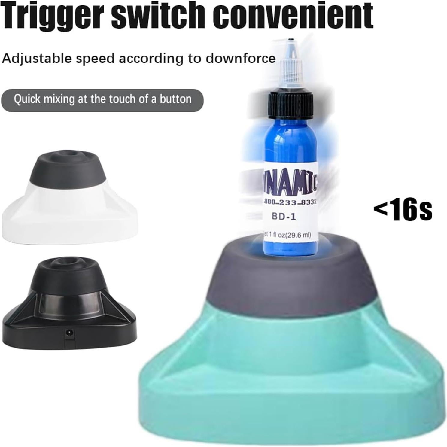 Mini Mezclador Vortex OZER 10000RPM Verde para Tintas y Cosméticos