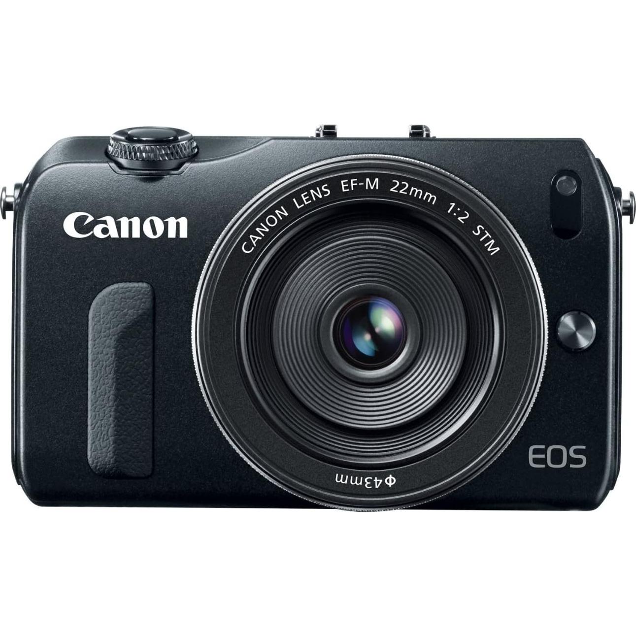 Canon EOS M 18.0 MP Compact Systems Camera with 3.0-Inch LCD and EF-M22 STM Lens Black