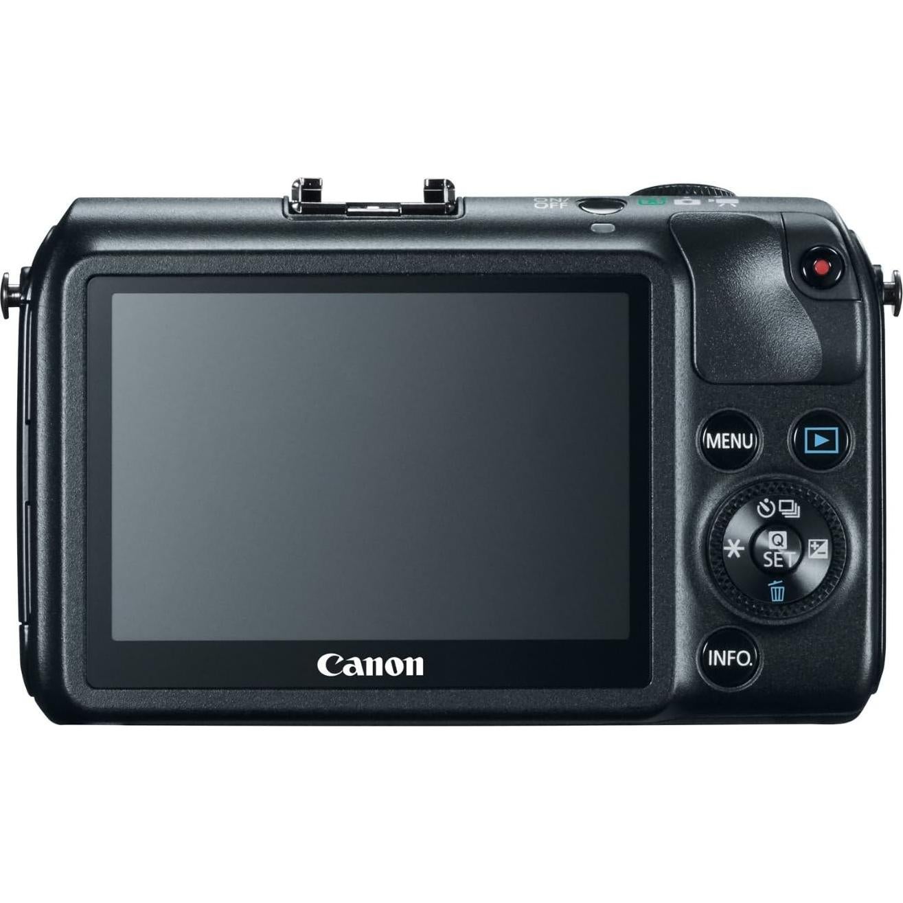 Canon EOS M 18.0 MP Compact Systems Camera with 3.0-Inch LCD and EF-M22 STM Lens Black