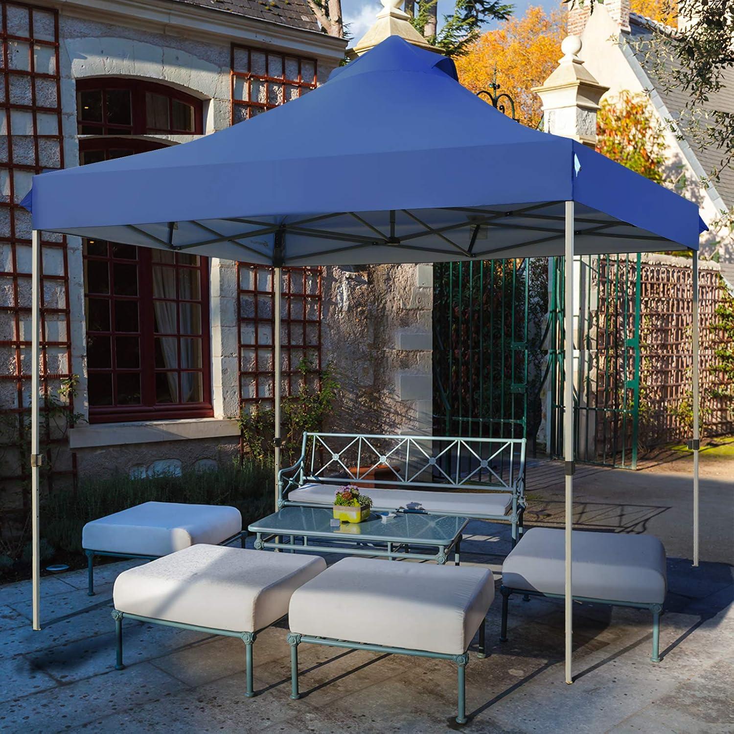 Carpa Plegable Tangkula 3 Alturas 9.29 m² Azul