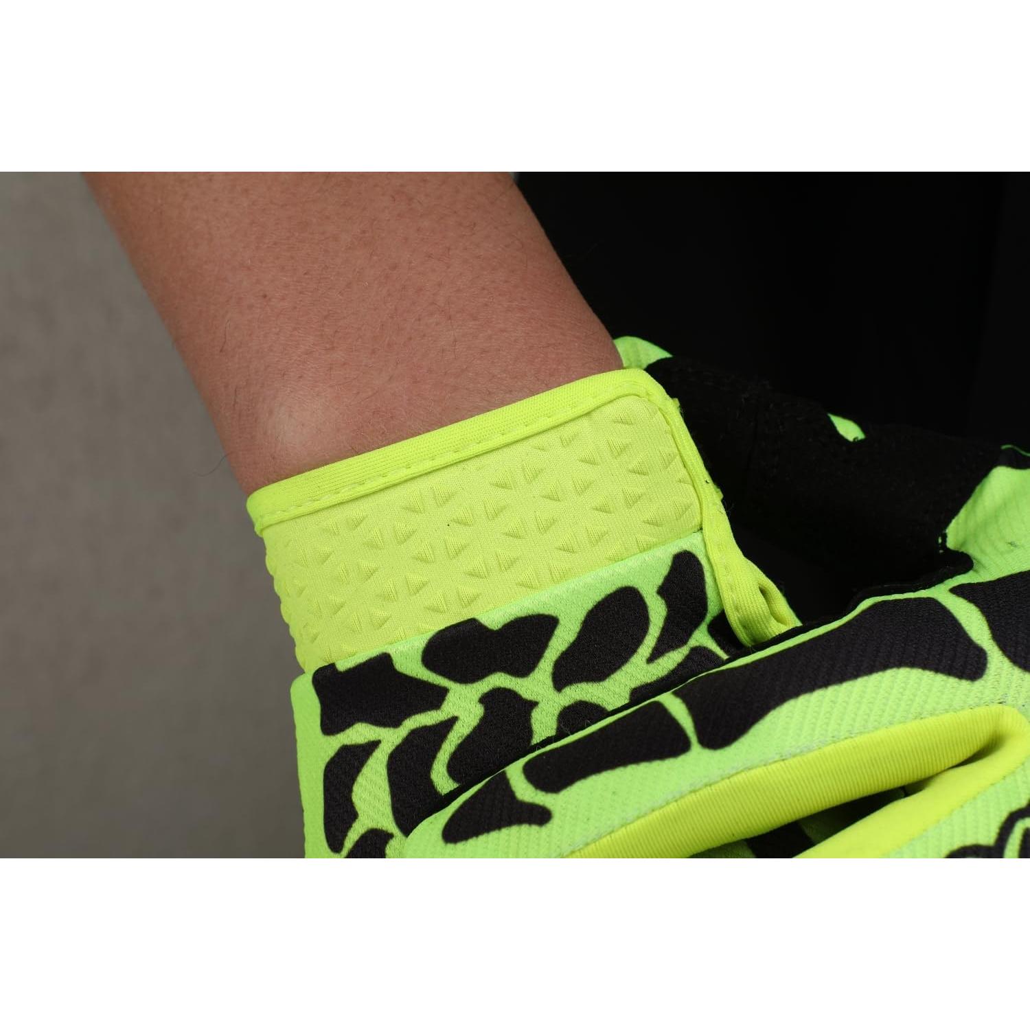 Guantes de Ciclismo EXCEREY Esqueleto Verde Fluorescente