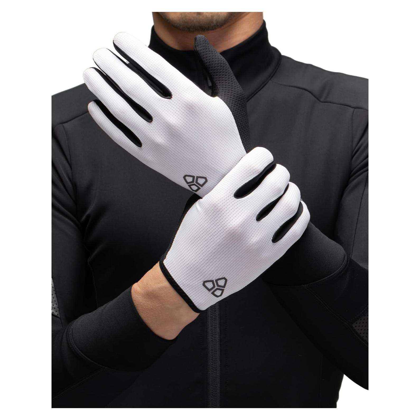 Guantes de Ciclismo DUEECO Finos Táctiles Negro Pequeño