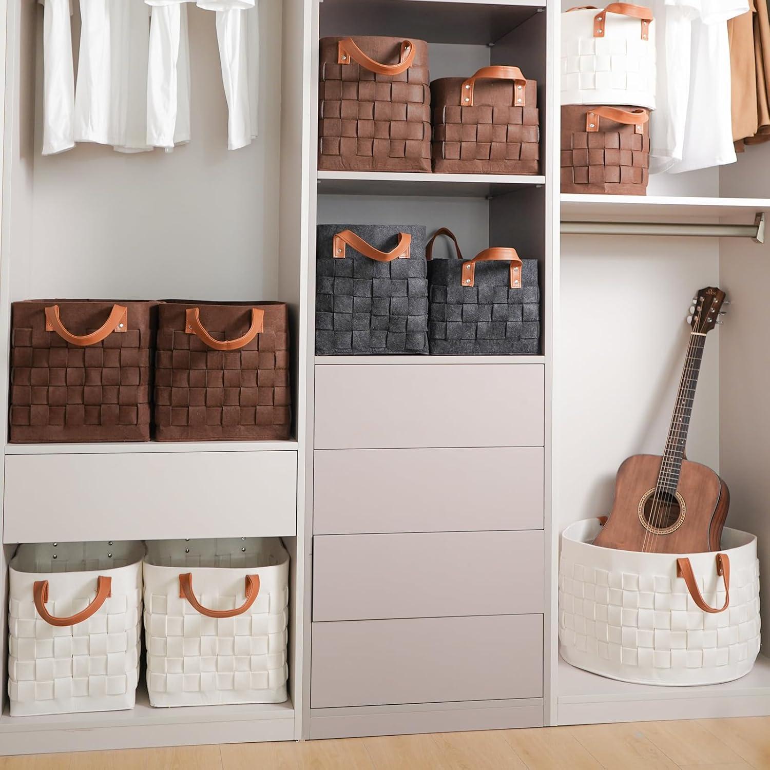 Cesta de Lavandería Fieltro BOLDMONKEY 50.8x50.8x29.9 cm Gris