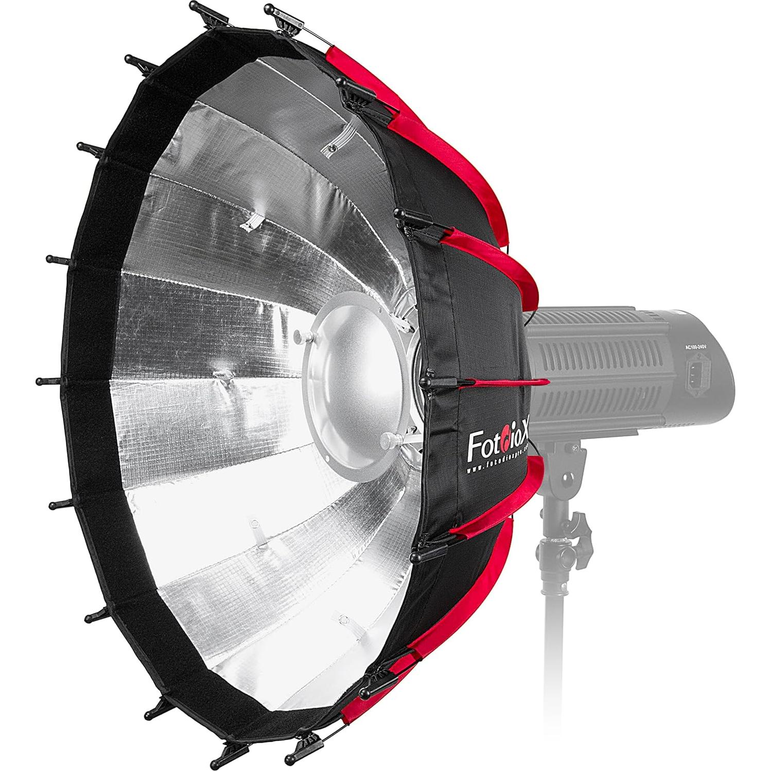 Plato de Belleza Plegable Fotodiox DLX 61cm Softbox con Difusor