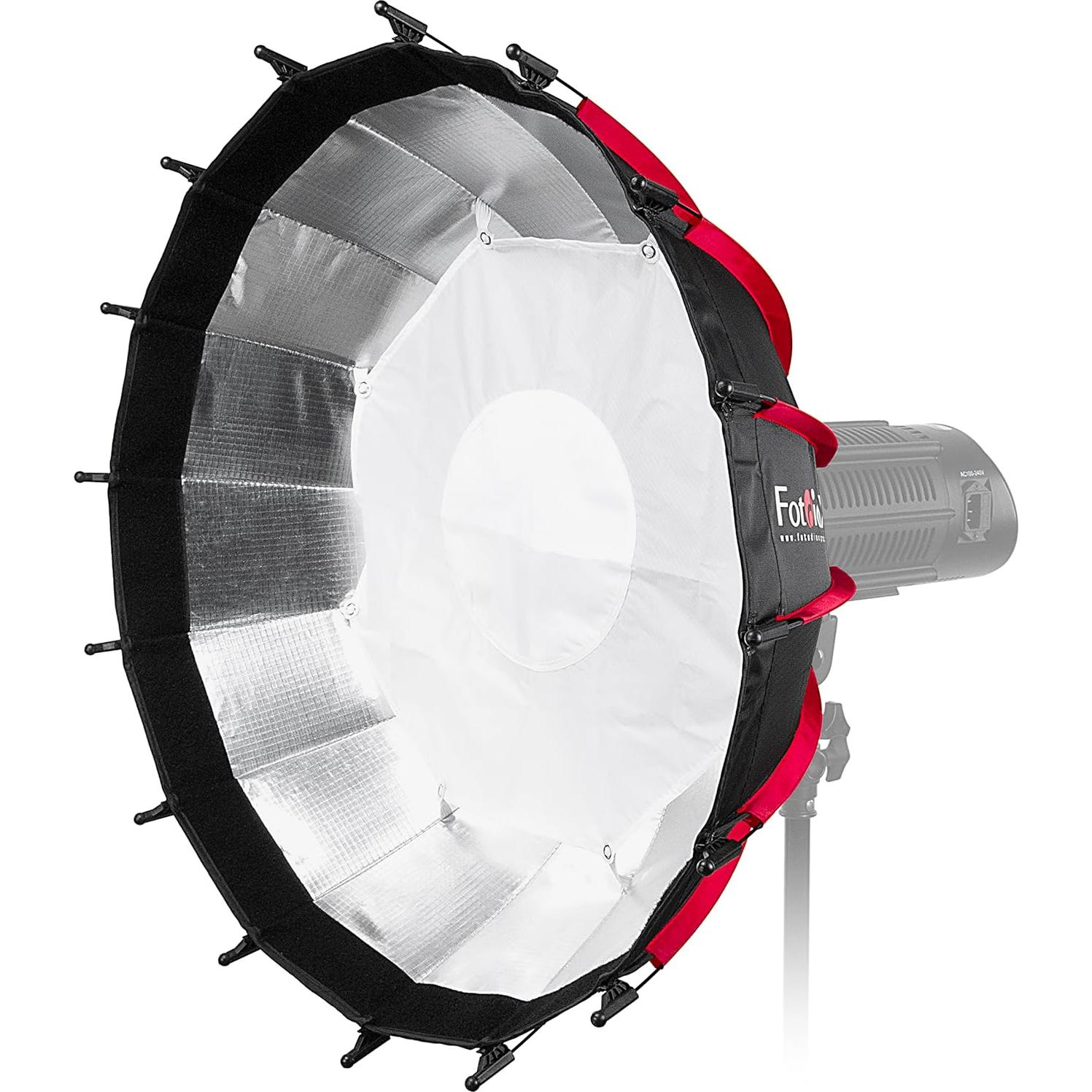 Plato de Belleza Plegable Fotodiox DLX 61cm Softbox con Difusor