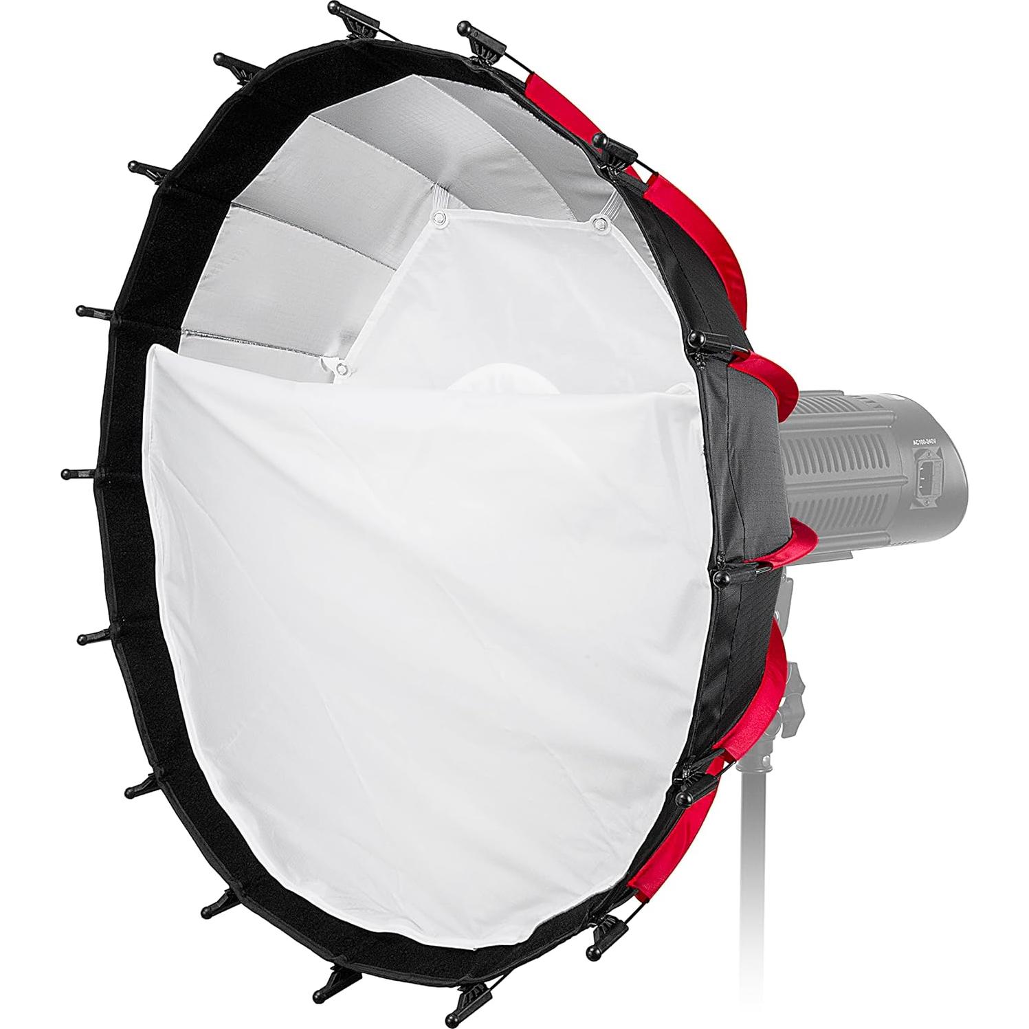 Plato de Belleza Plegable Fotodiox DLX 61cm Softbox con Difusor