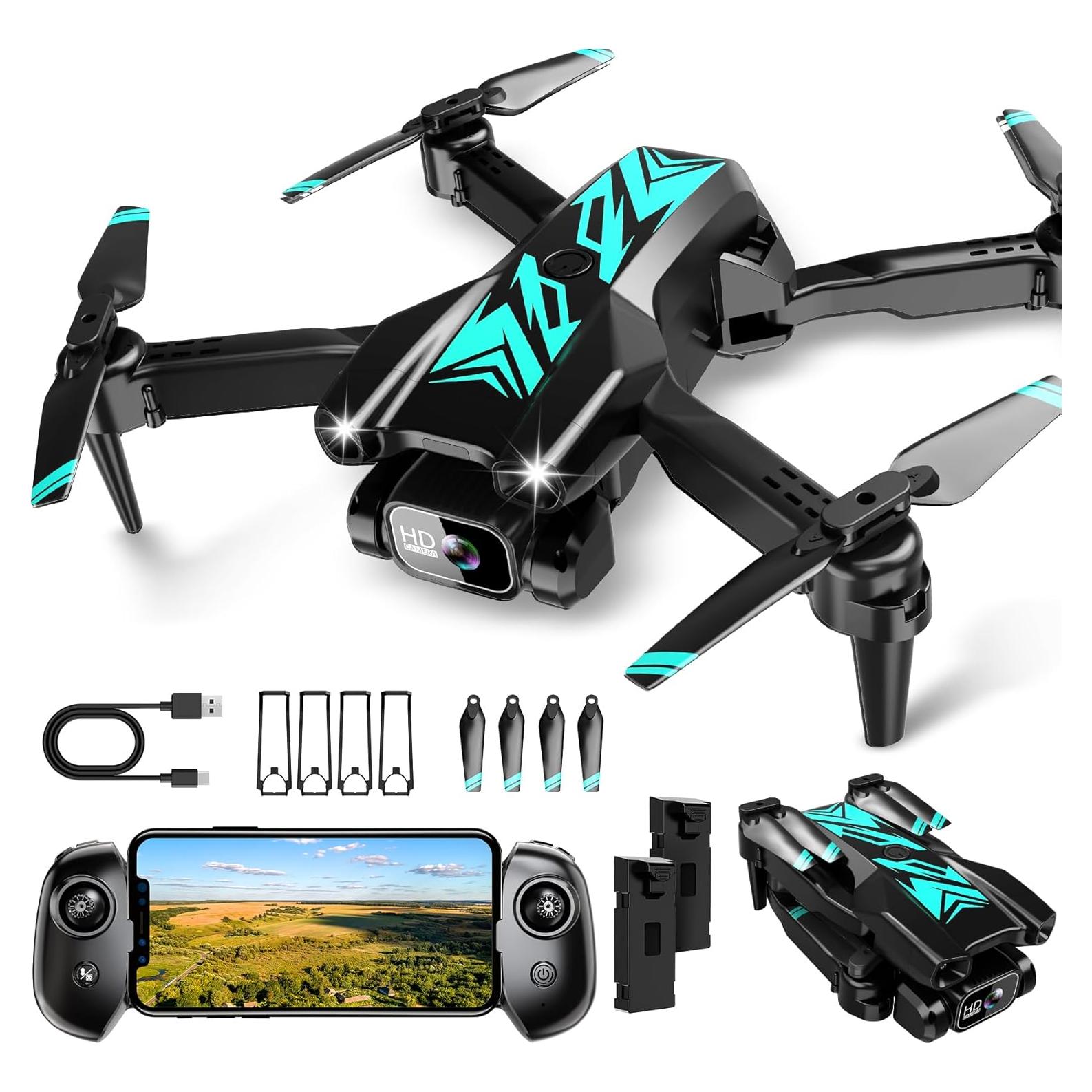 Mini Drone REDRIE X29 con Cámara 1080P y 2 Baterías