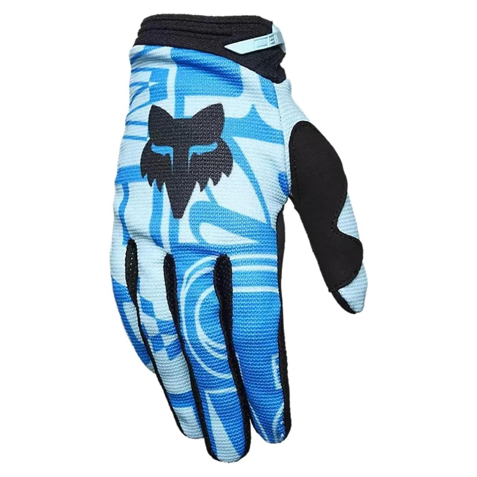 Guante de Motocross Fox Racing 180 para Mujeres Azul