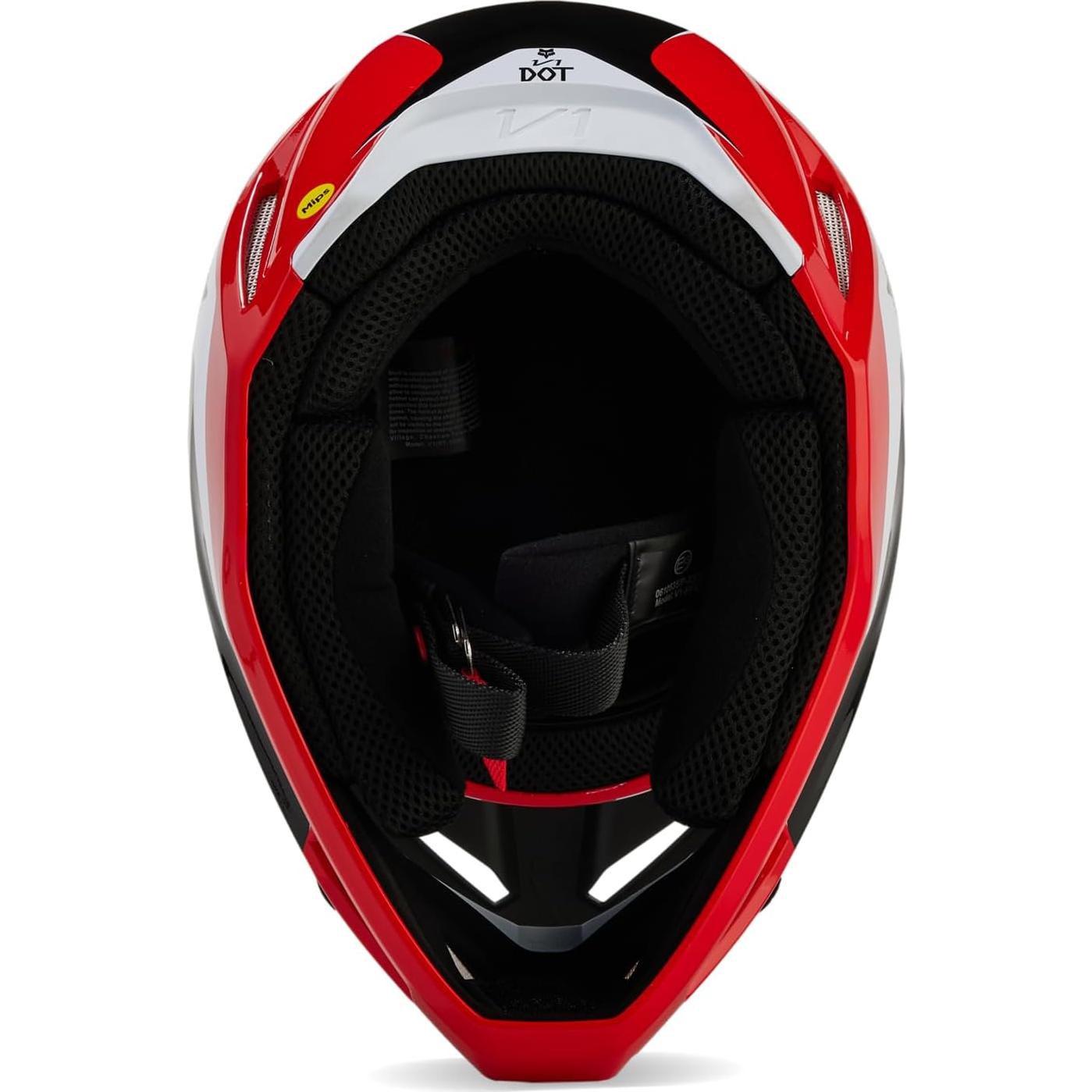 Casco de Motocross Fox Racing V1 Negro/Azul 2.68 kg