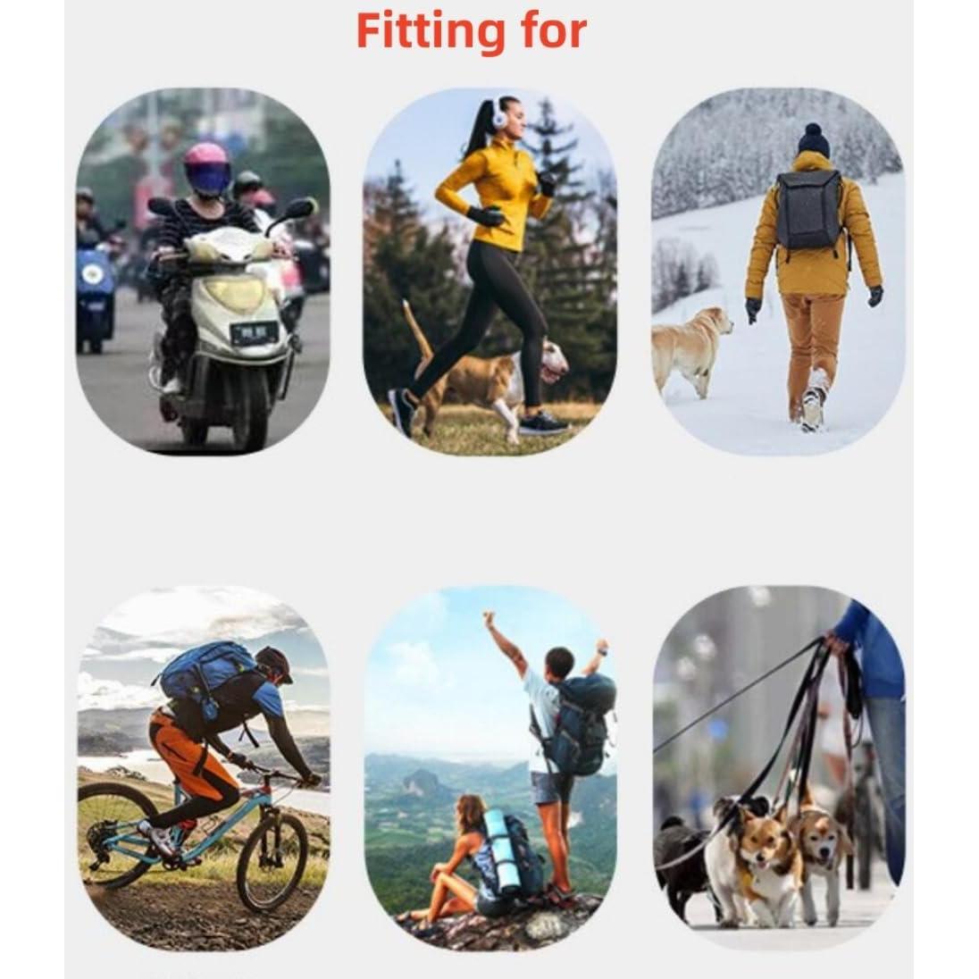 Guantes de Ciclismo EXCEREY Esqueleto Táctil Azul para MTB